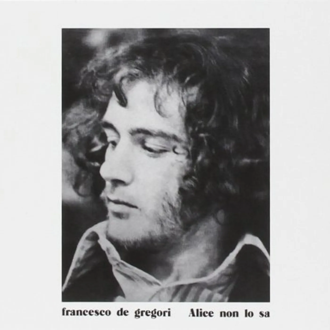 Francesco De Gregori ALICE NON LO SA CD