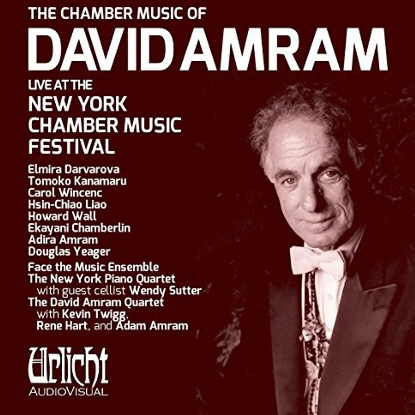 CHAMBER MUSIC OF DAVID AMRAM LIVE AT CD