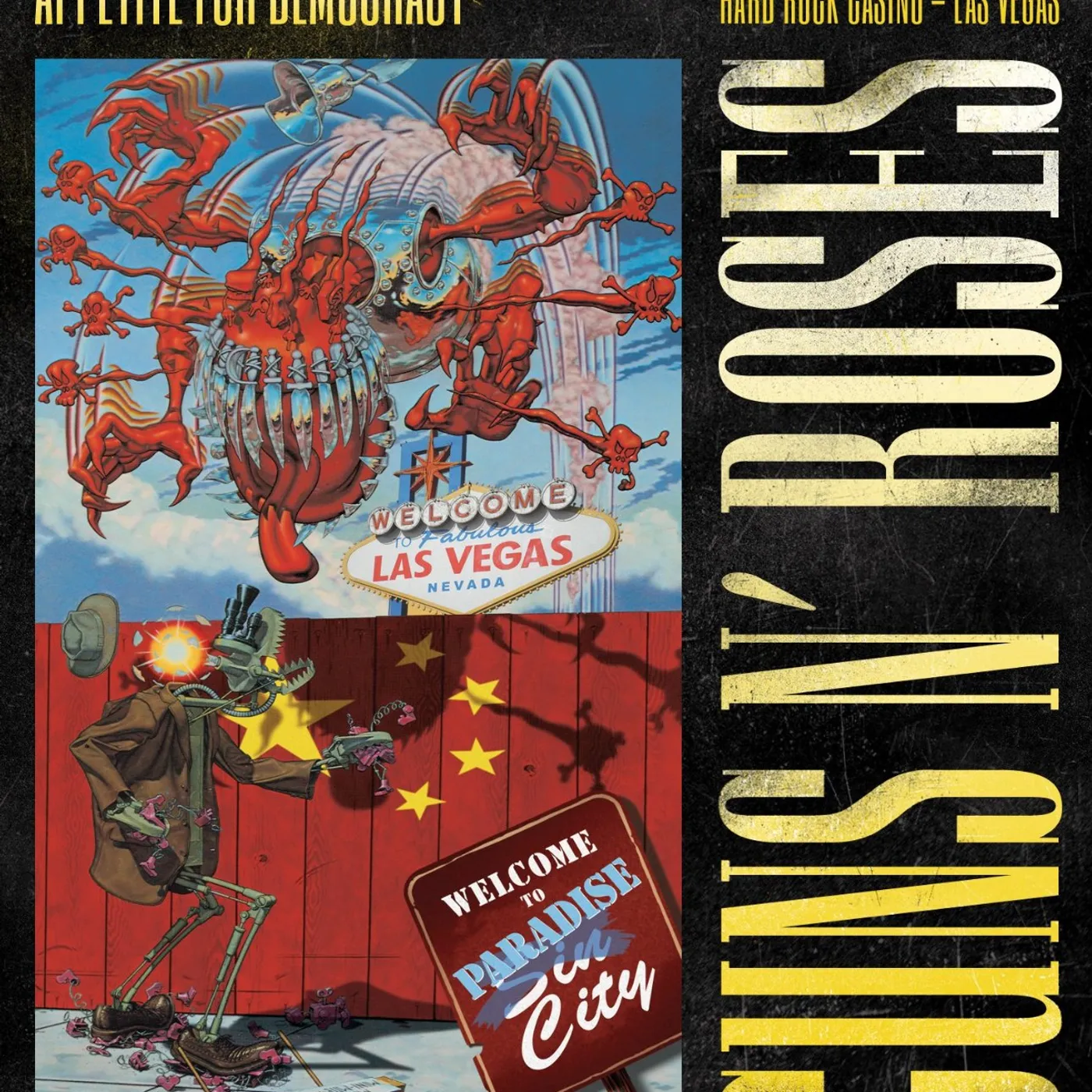 Guns N' Roses APPETITE FOR DEMOCRACY: LIVE HARD ROCK LAS VEGAS DVD