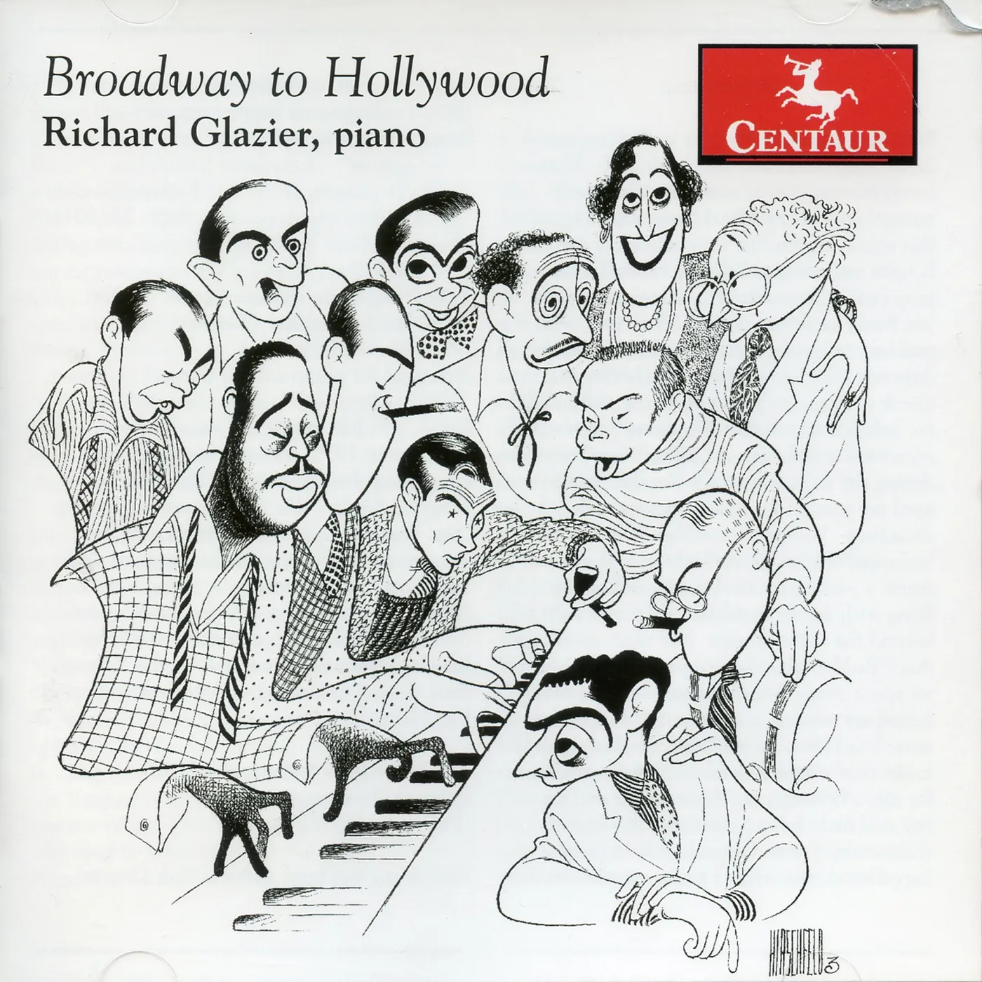Richard Glazier BROADWAY TO HOLLYWOOD CD