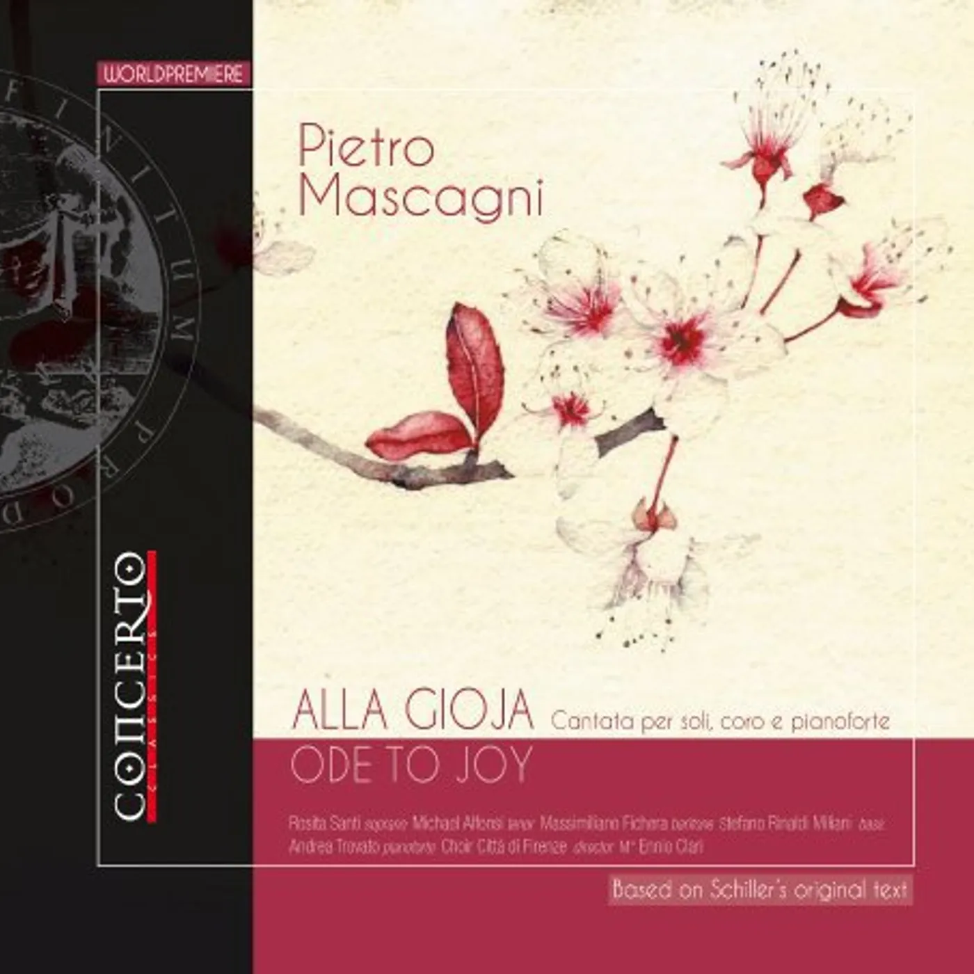 Mascagni ODE TO JOY: CANTATA FOR SOLO VOICES CHOIR & PIANO CD