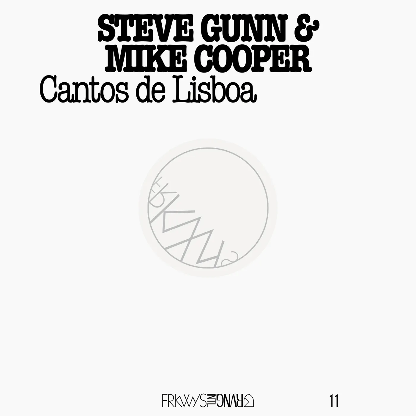 Steve Gunn & Mike Cooper FRKWYS 11: CANTOS DE LISBOA CD