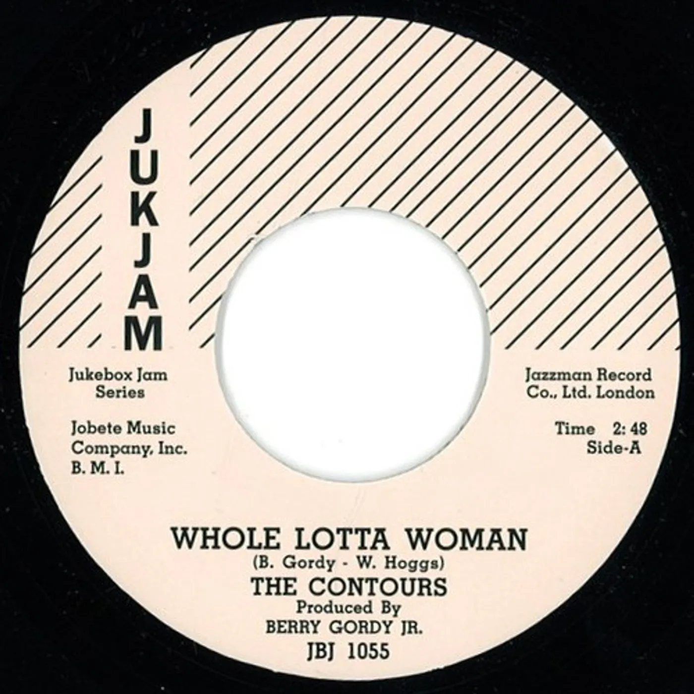 The Contours WHOLE LOTTA WOMAN/REGIONAL VERSION Vinyl Record - UK Release