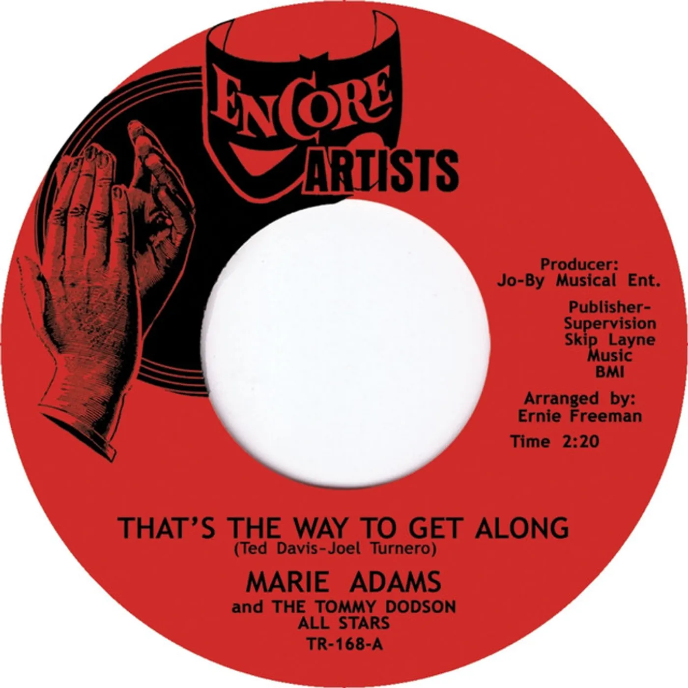 Marie Adams That's The Way To Get Along Vinyl Record