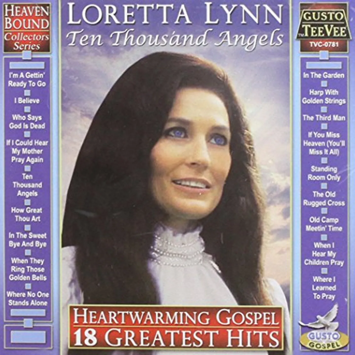 Loretta Lynn HEARTWARMING GOSPEL: 18 GREATEST HITS CD