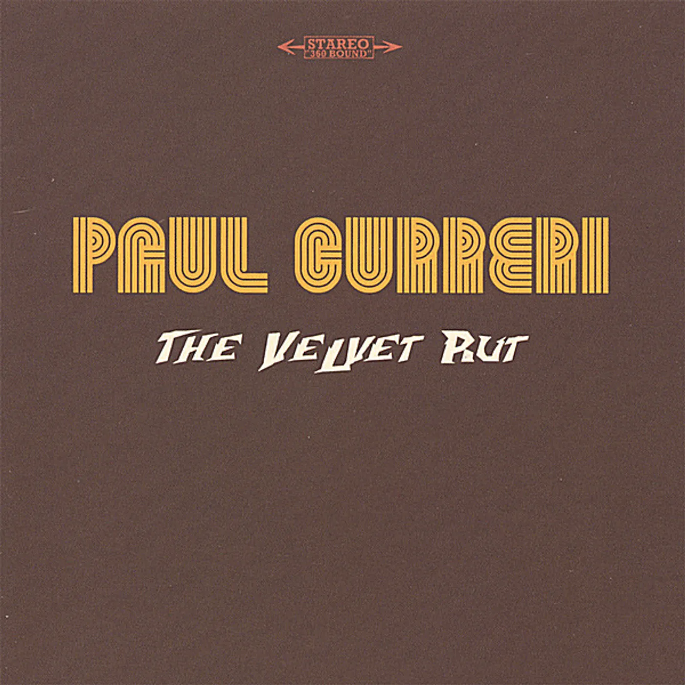 Paul Curreri VELVET RUT CD