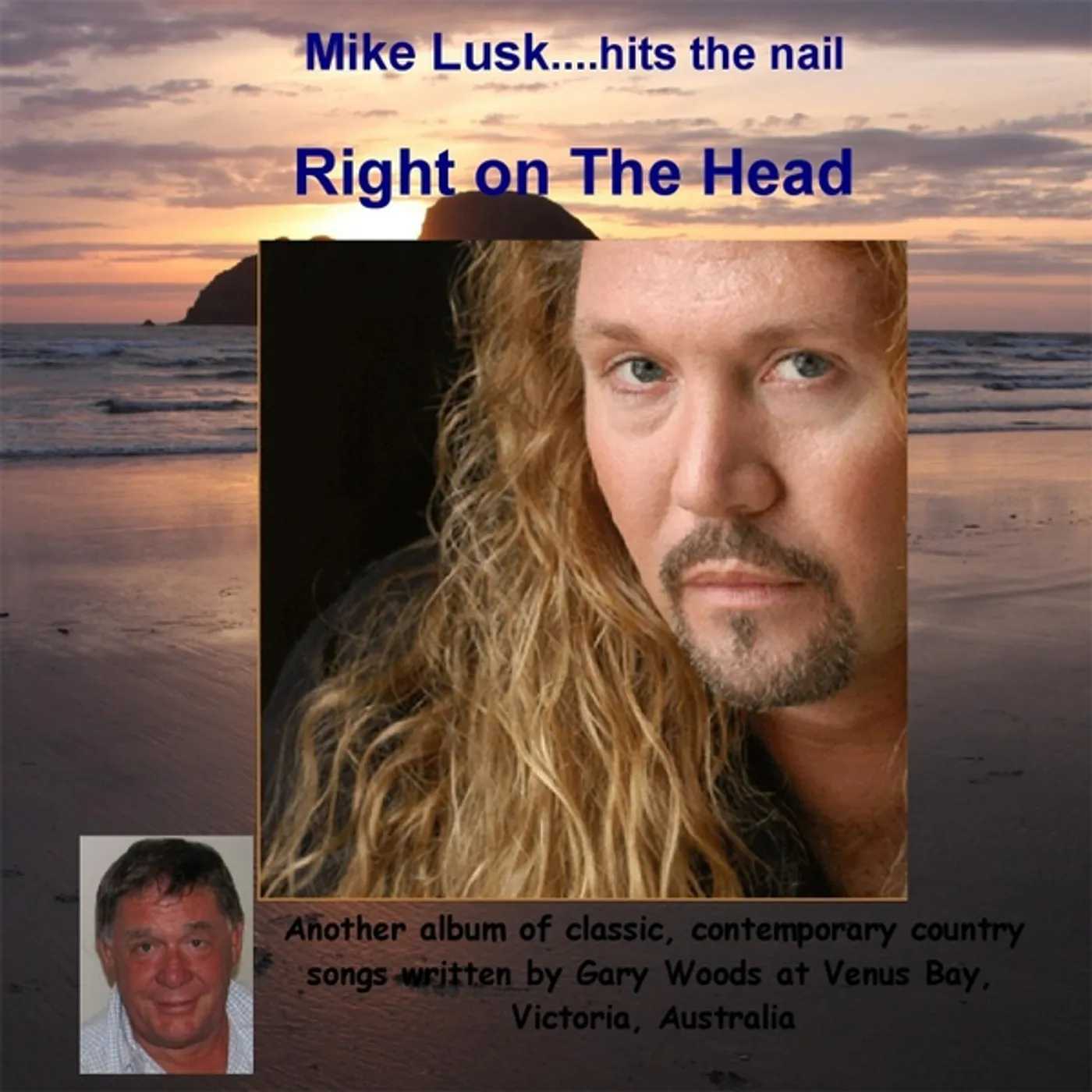 Mike Lusk RIGHT ON THE HEAD CD