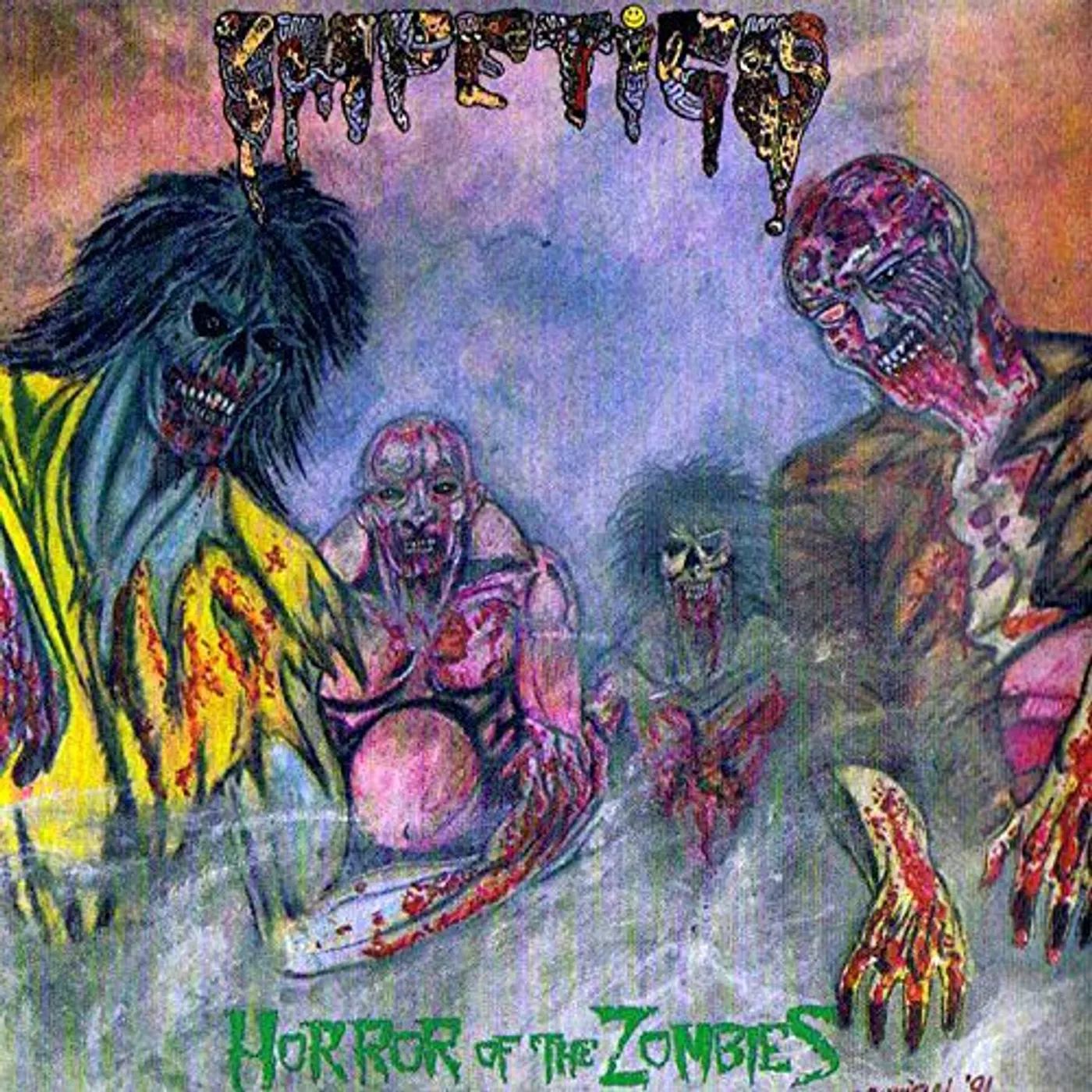 Impetigo HORROR OF THE ZOMBIES Vinyl Record