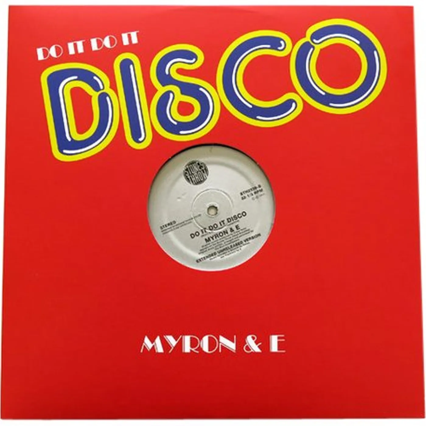 Myron & E Do It Do It Disco Vinyl Record