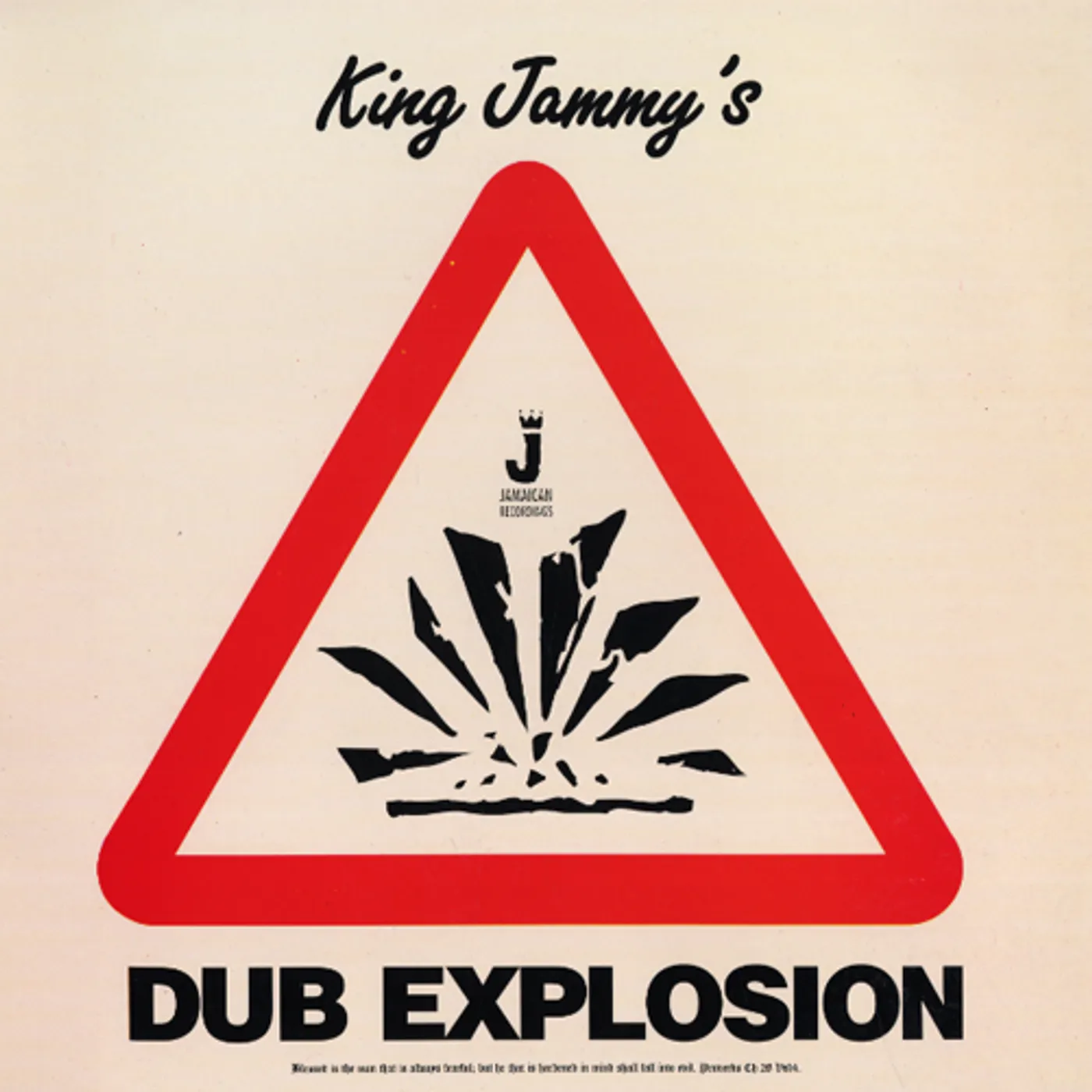 King Jammys Dub Explosion Vinyl Record