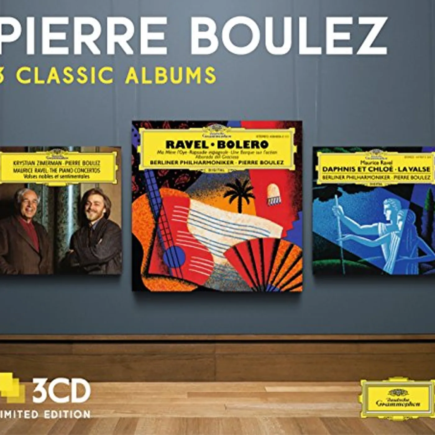 Pierre Boulez THREE CLASSIC ALBUMS CD