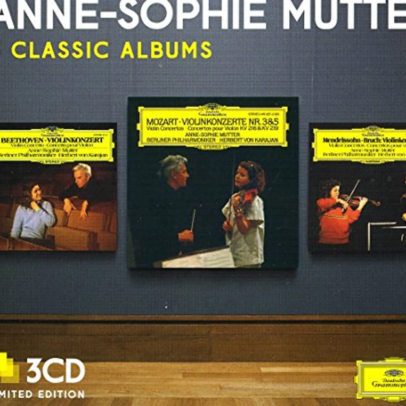 Anne-Sophie Mutter THREE CLASSIC ALBUMS CD