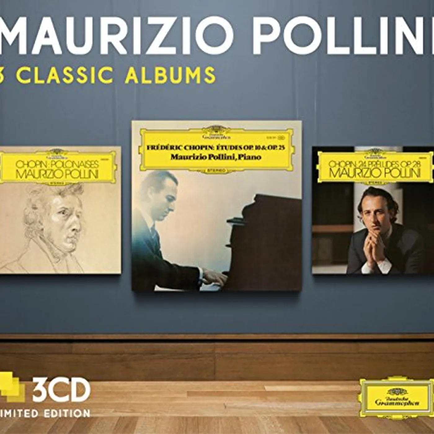 Maurizio Pollini THREE CLASSIC ALBUMS CD