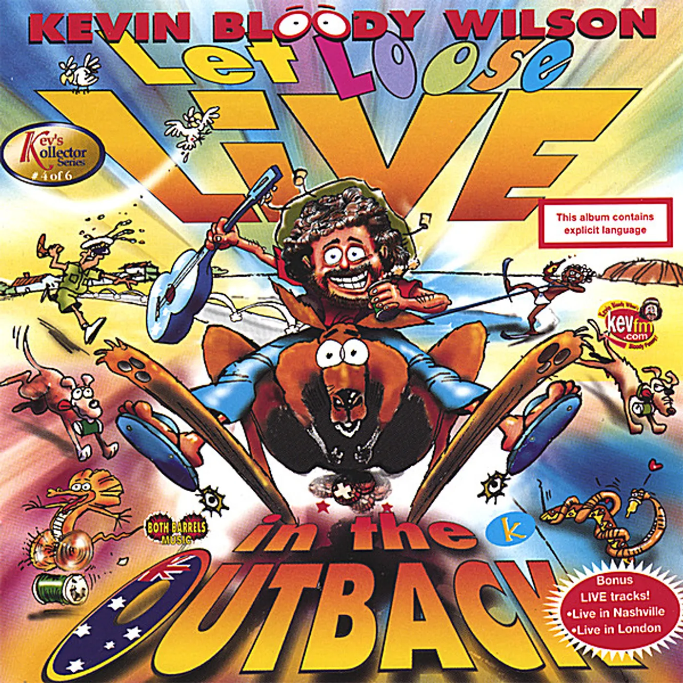 Kevin Bloody Wilson LET LOOSE LIVE IN THE OUTBACK CD