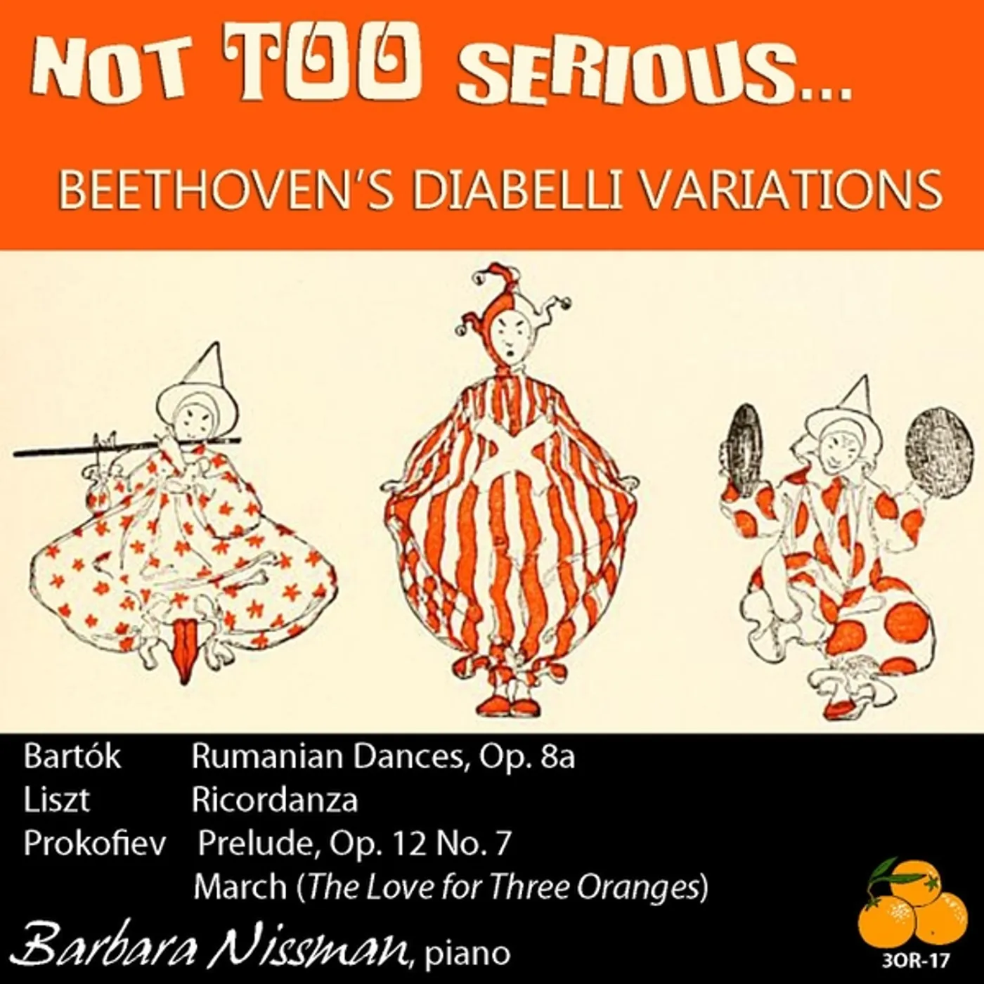 Barbara Nissman NOT TOO SERIOUS CD