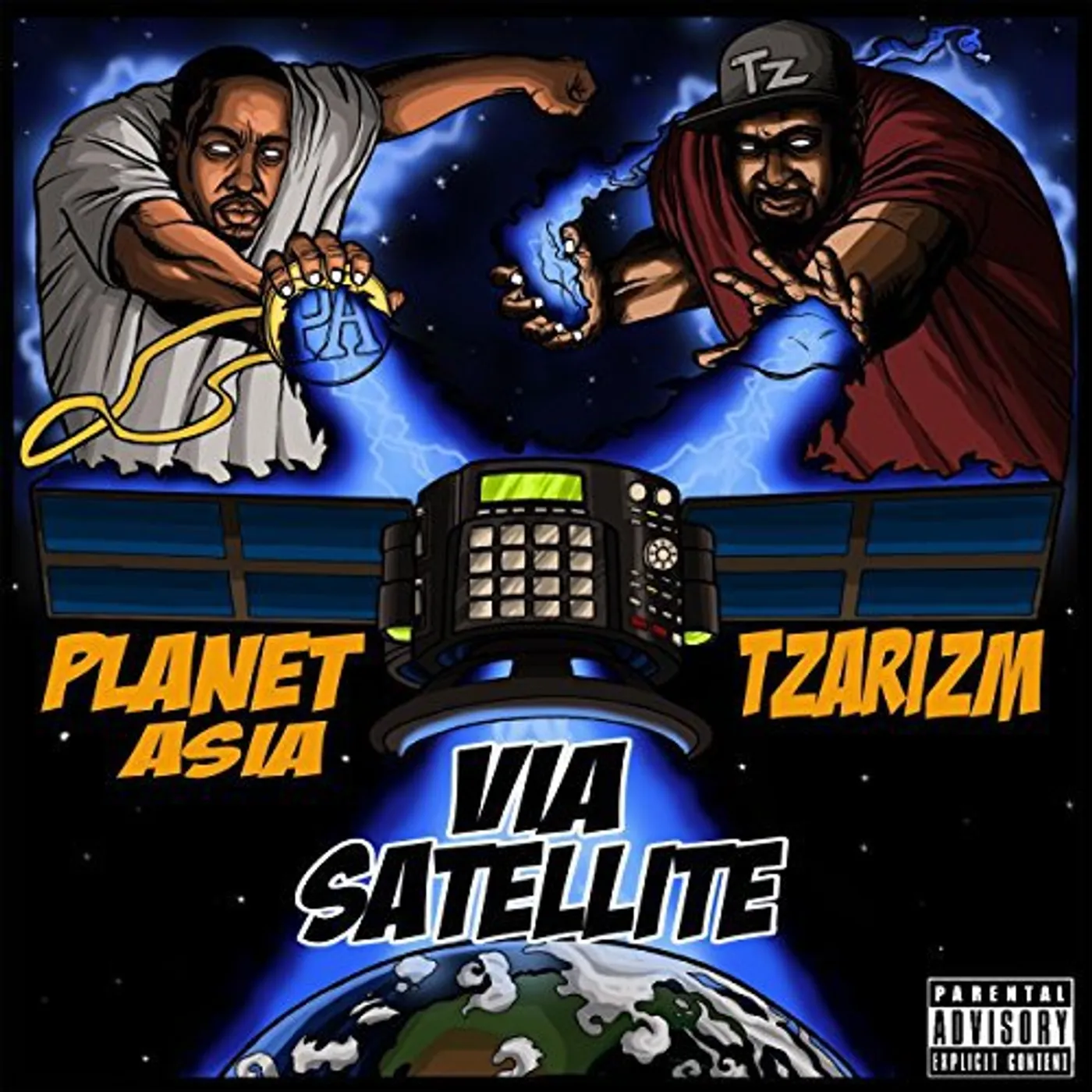 Planet Asia & TzariZM VIA SATELLITE CD