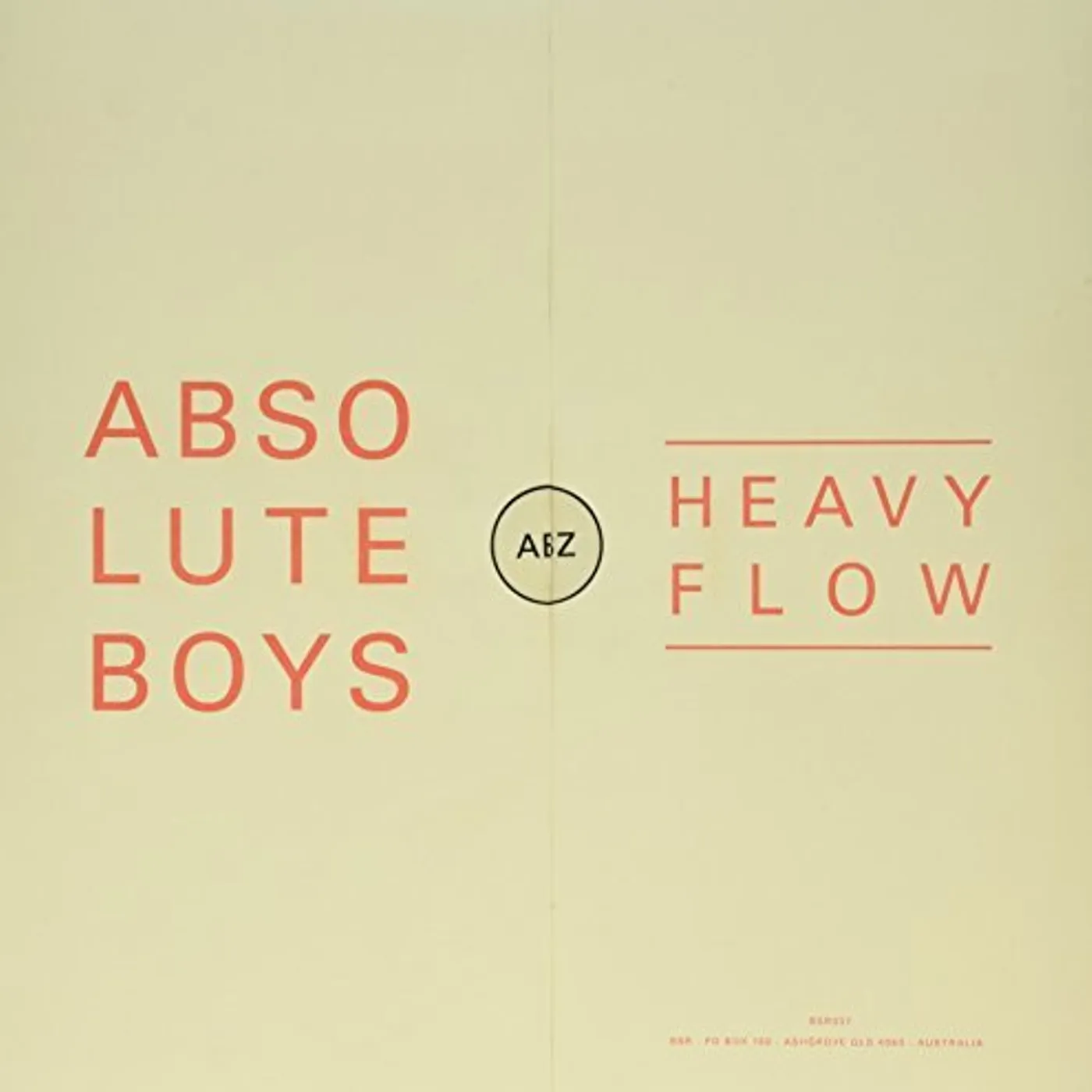 Absolute Boys Heavy Flow Vinyl Record