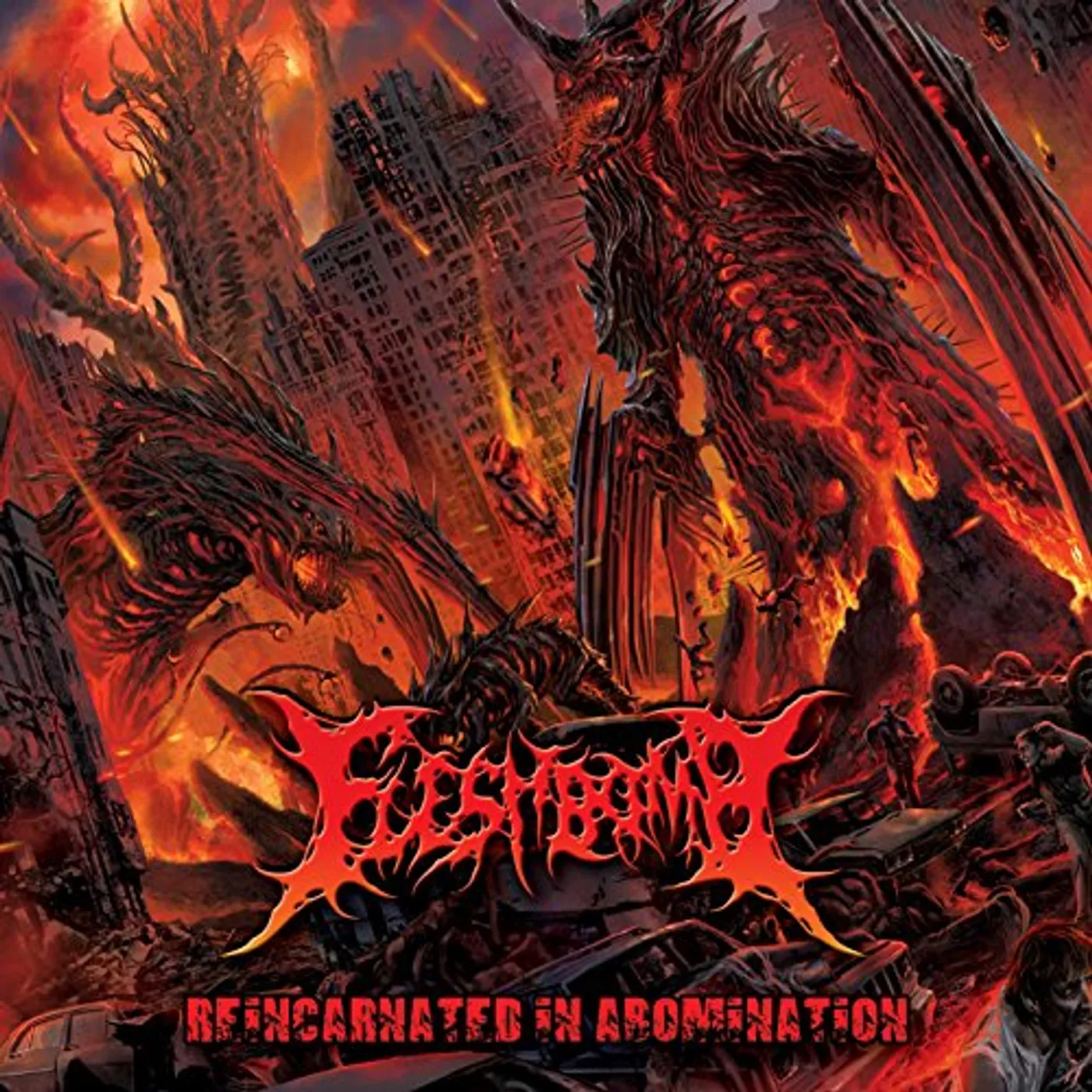 Fleshbomb REINCARNATED IN ABOMINATION CD