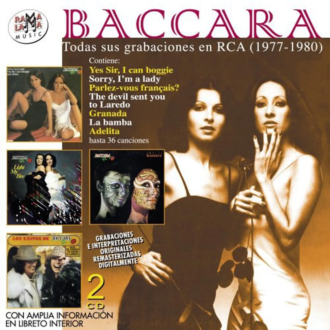 Baccara TODAS SUS GRABACIONES PARA DISCOS EN RCA (1977-198 CD