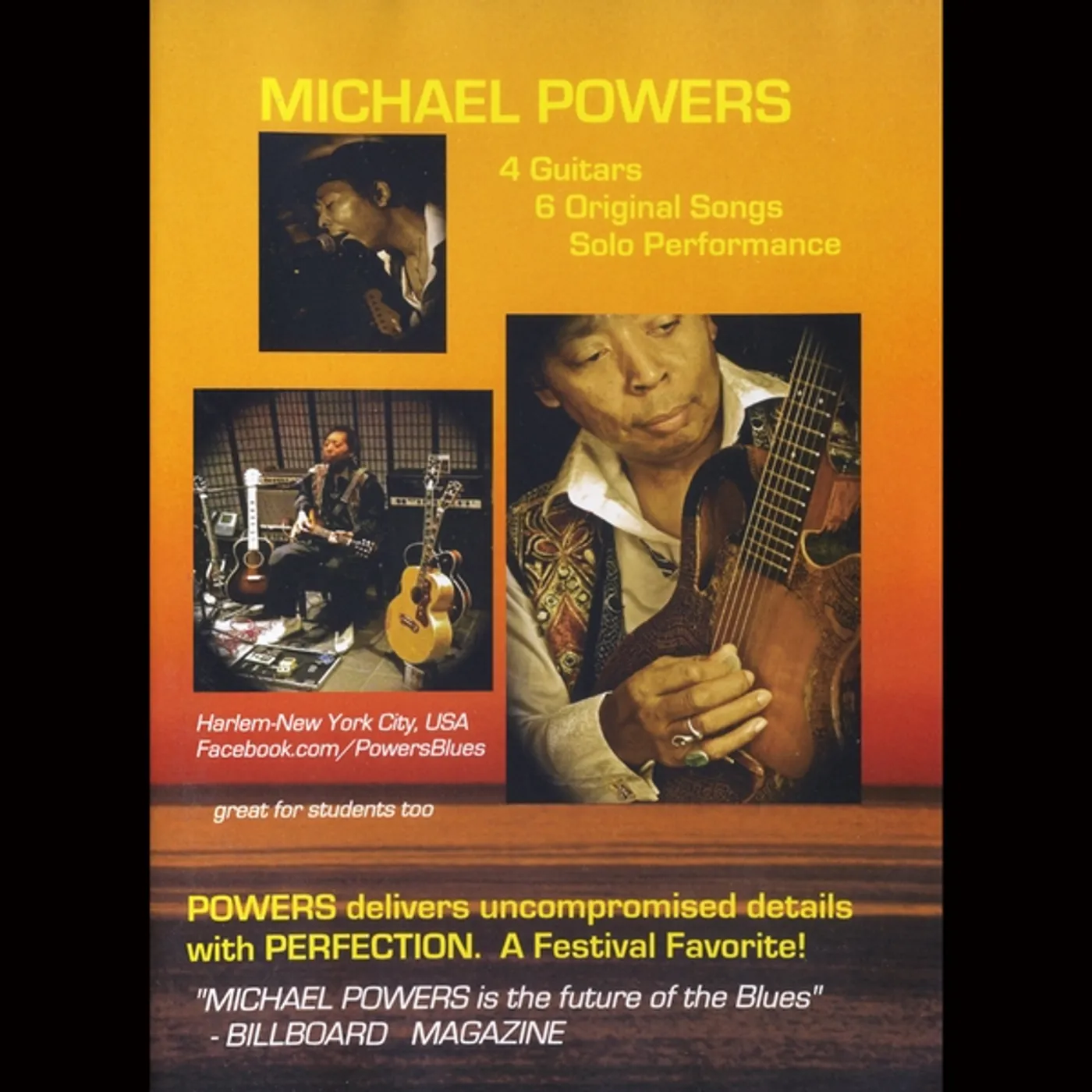 Michael Powers 4 GUITARS 6 ORIGINALS DVD