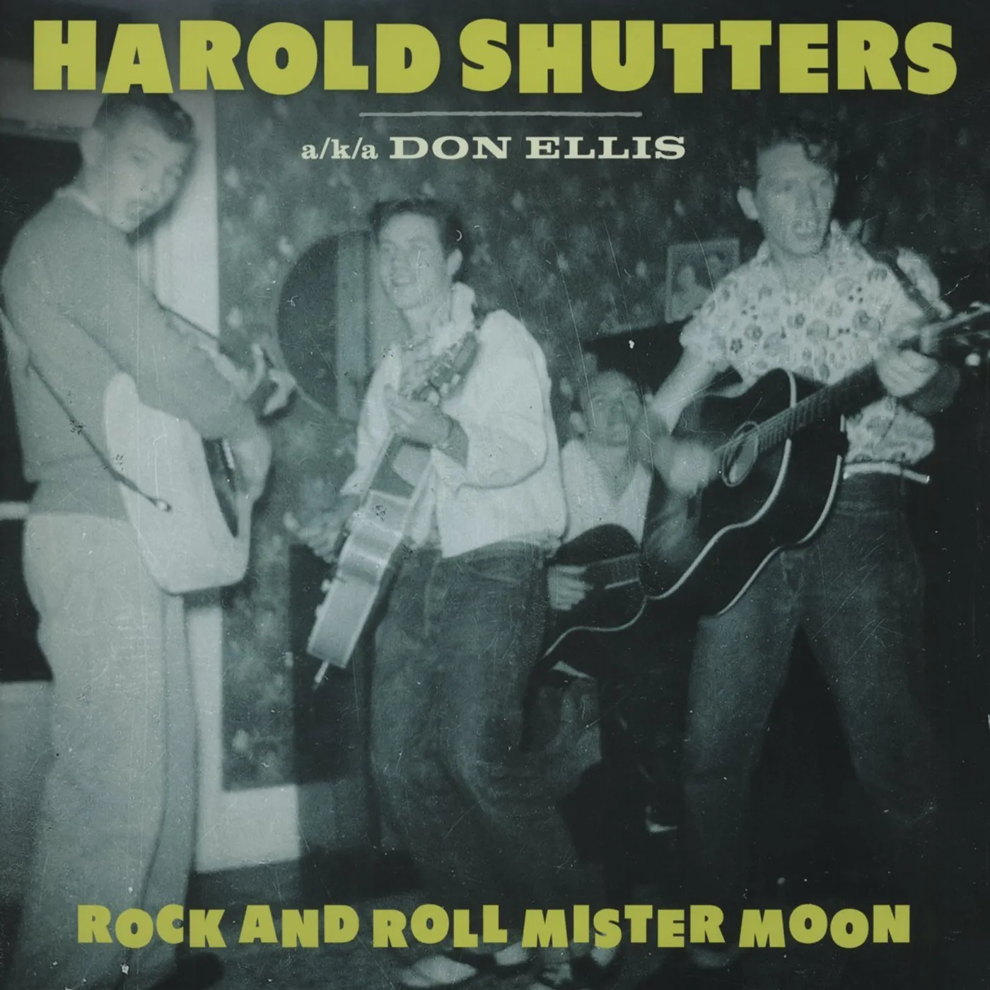 Harold Shutters ROCK & ROLL MISTER MOON Vinyl Record