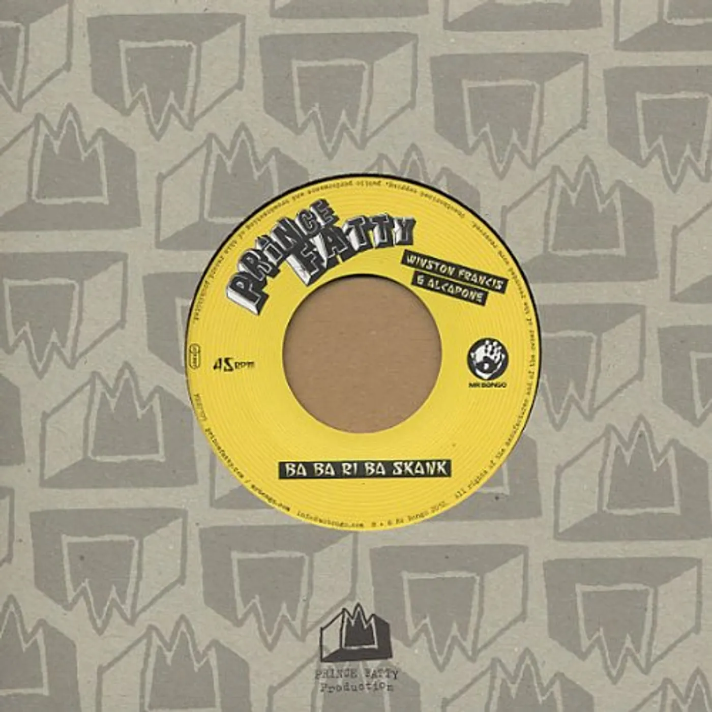 Prince Fatty BA BA RI BA SKANK Vinyl Record