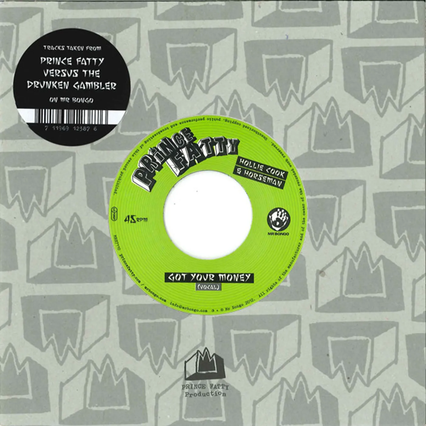 Prince Fatty feat. Hollie Cook Got Your Money Vinyl Record