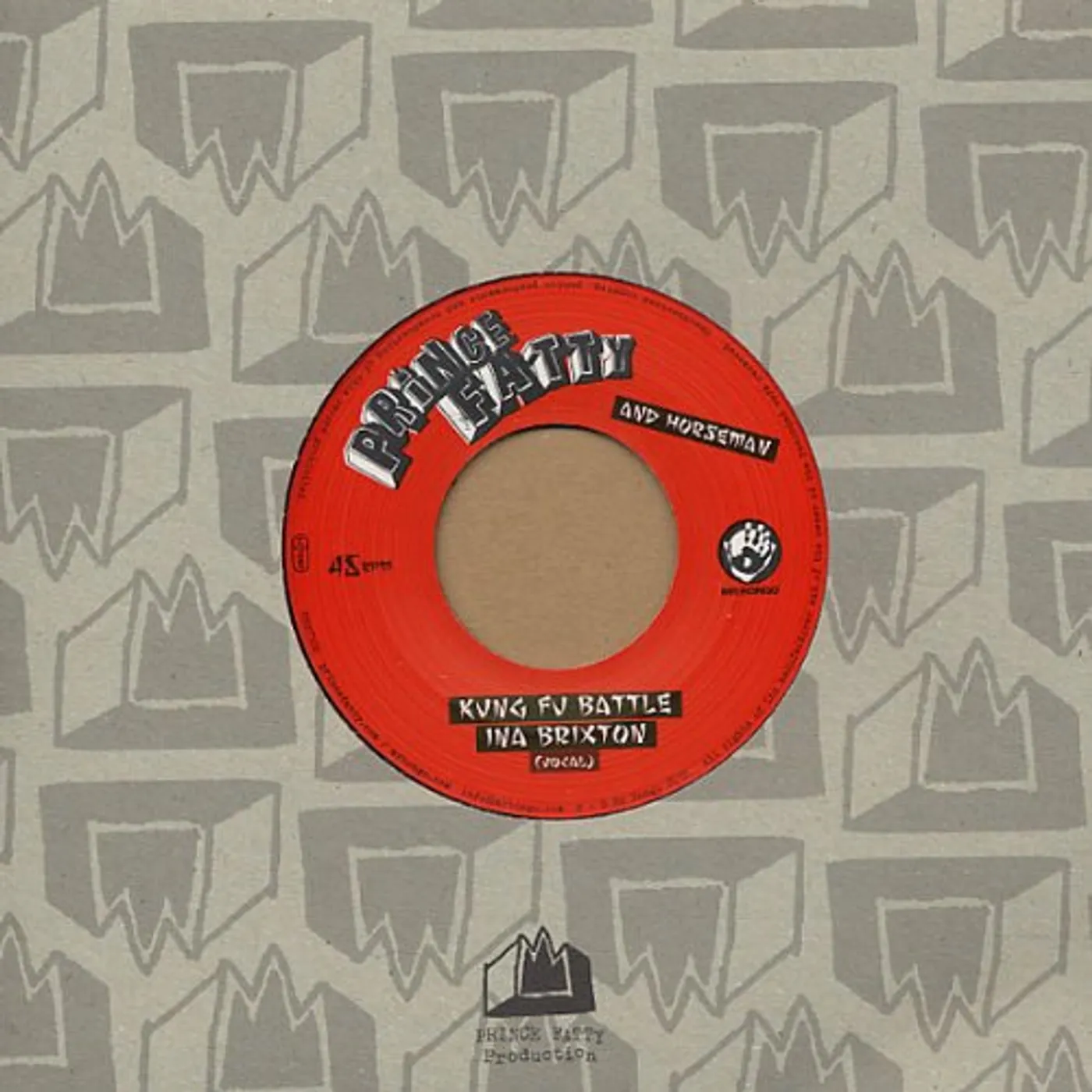 Prince Fatty KUNG FU BATTLE INA BRIXTON (Vinyl)