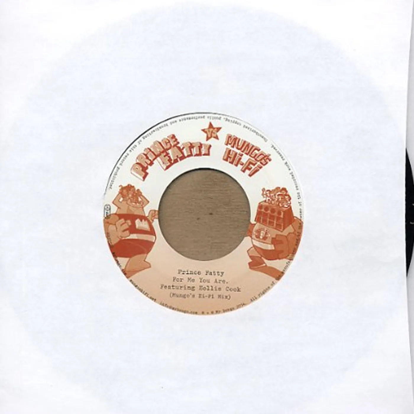 Prince Fatty FOR ME YOU ARE (MUNGO'S HIFI MIX) Vinyl Record