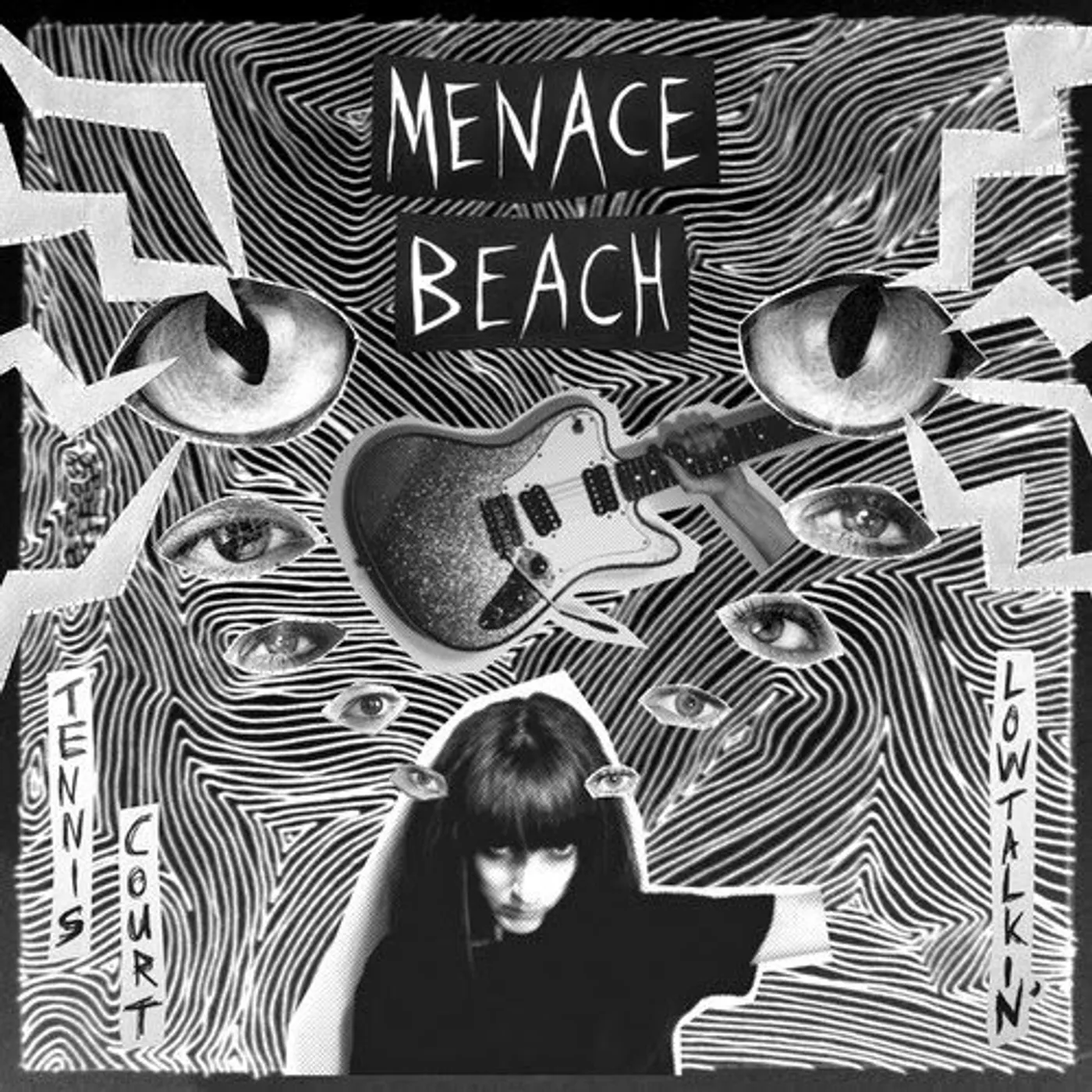 Menace Beach Tennis Court / Lowtalkin Vinyl Record