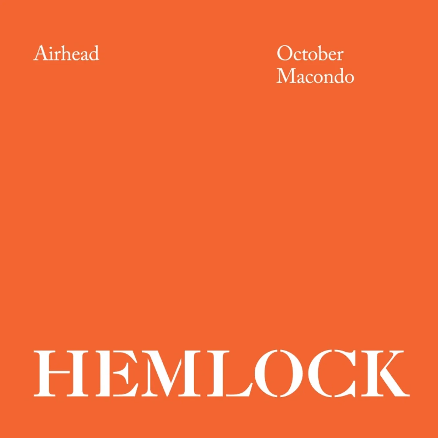 Airhead OCTOBER/MACONDO Vinyl Record - UK Release