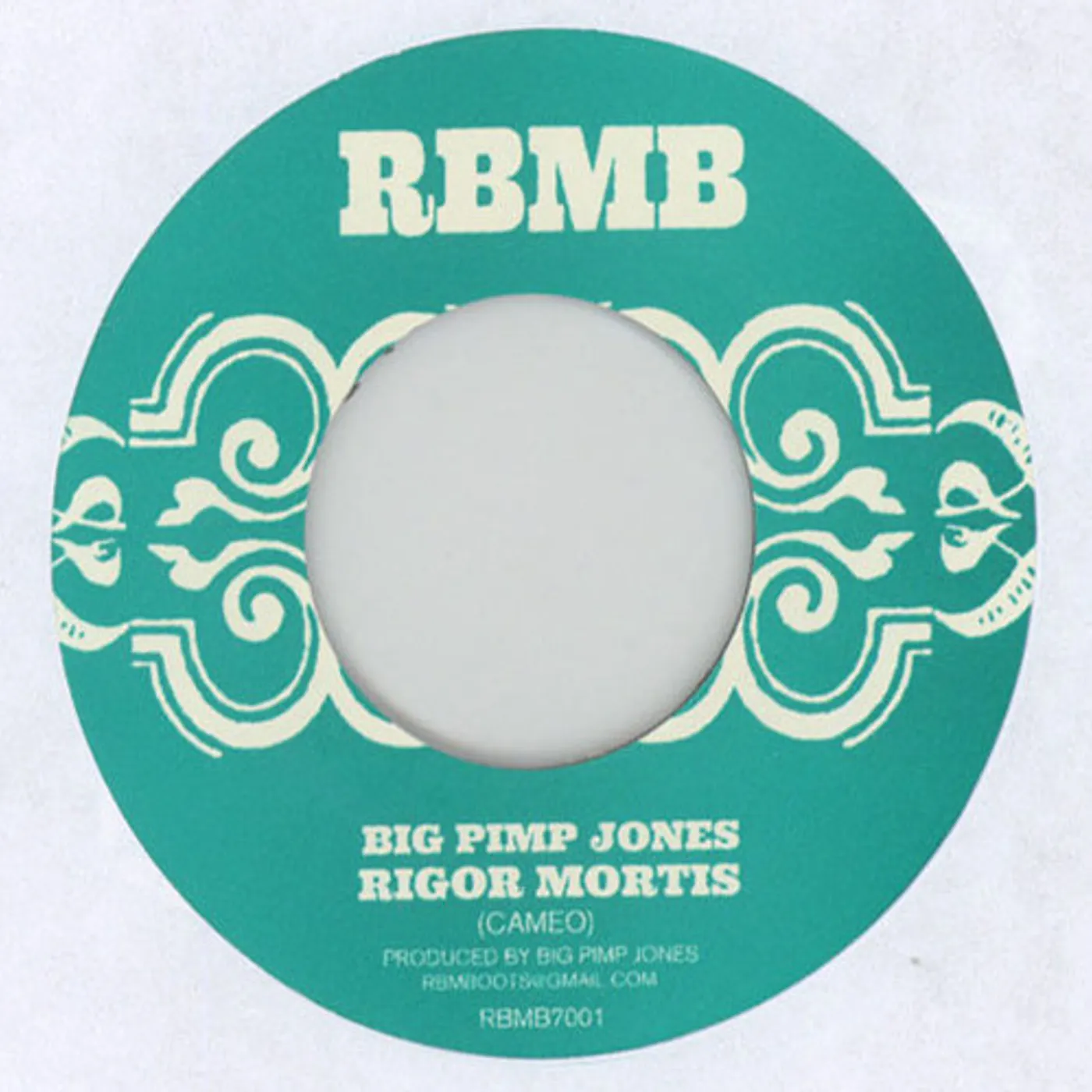 Big Pimp Jones RIGOR MORTIS Vinyl Record