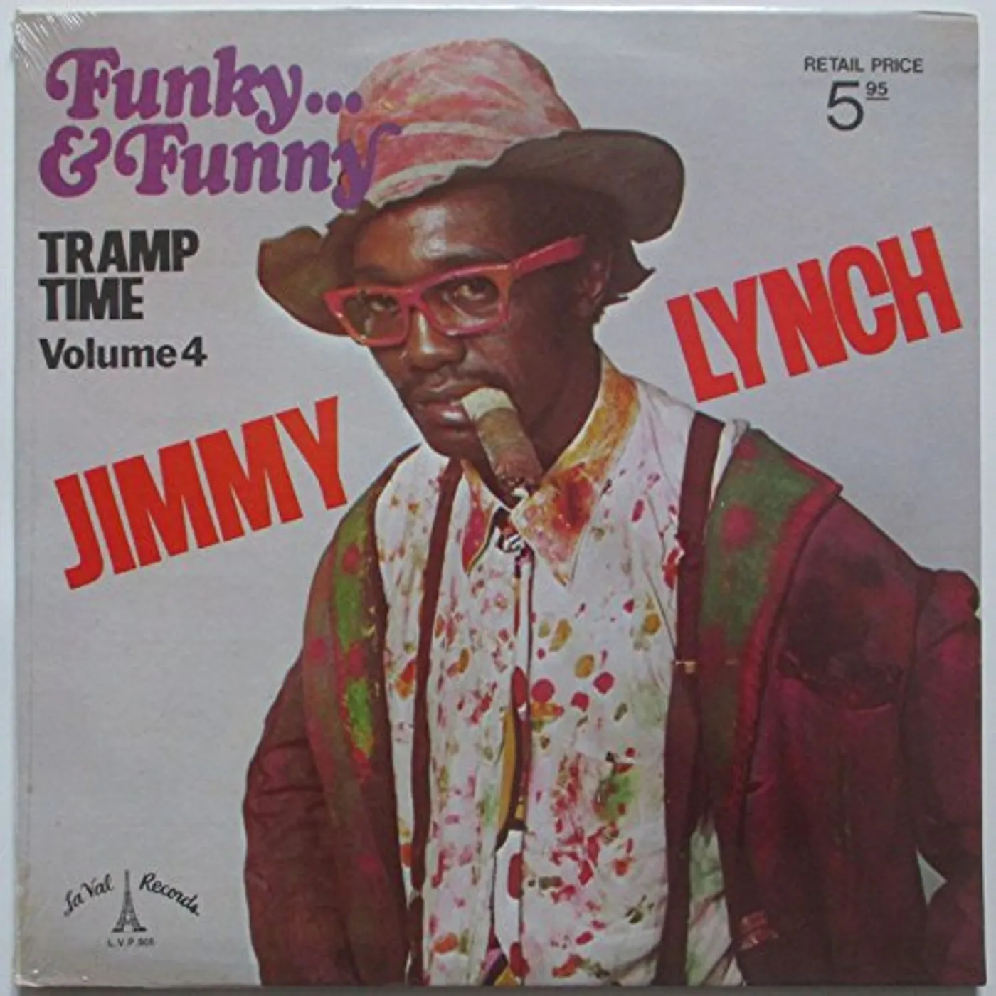 Jimmy Lynch FUNKY & FUNNY-TRAMP TIME 4 Vinyl Record - UK Release