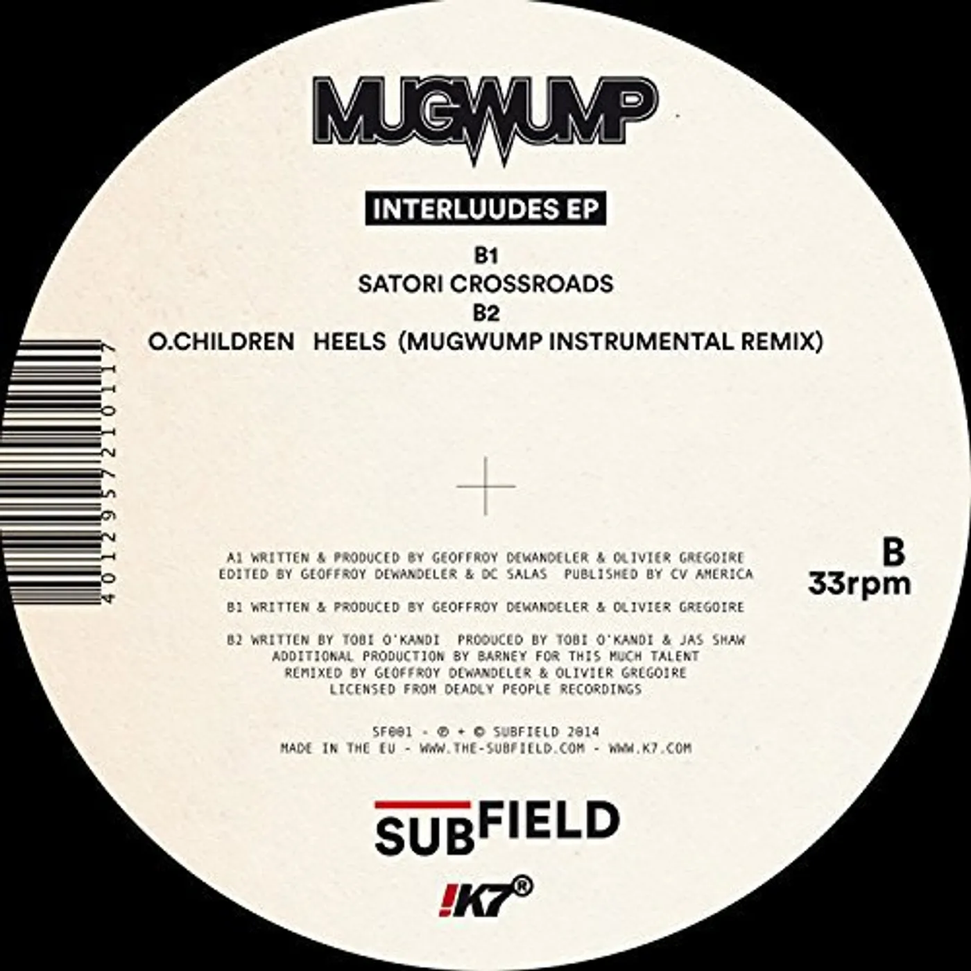 Mugwump INTERLUUDES Vinyl Record