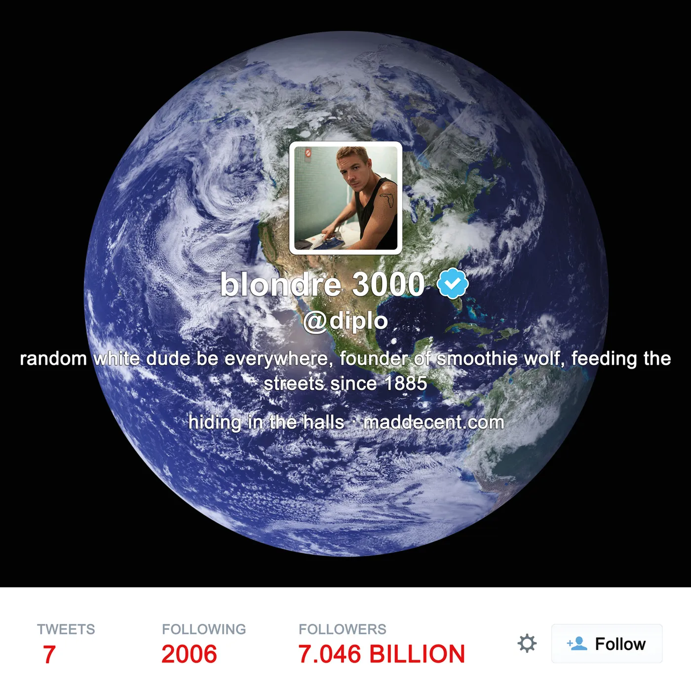 Diplo RANDOM WHITE DUDES BE EVERYWHERE Vinyl Record - Picture Disc