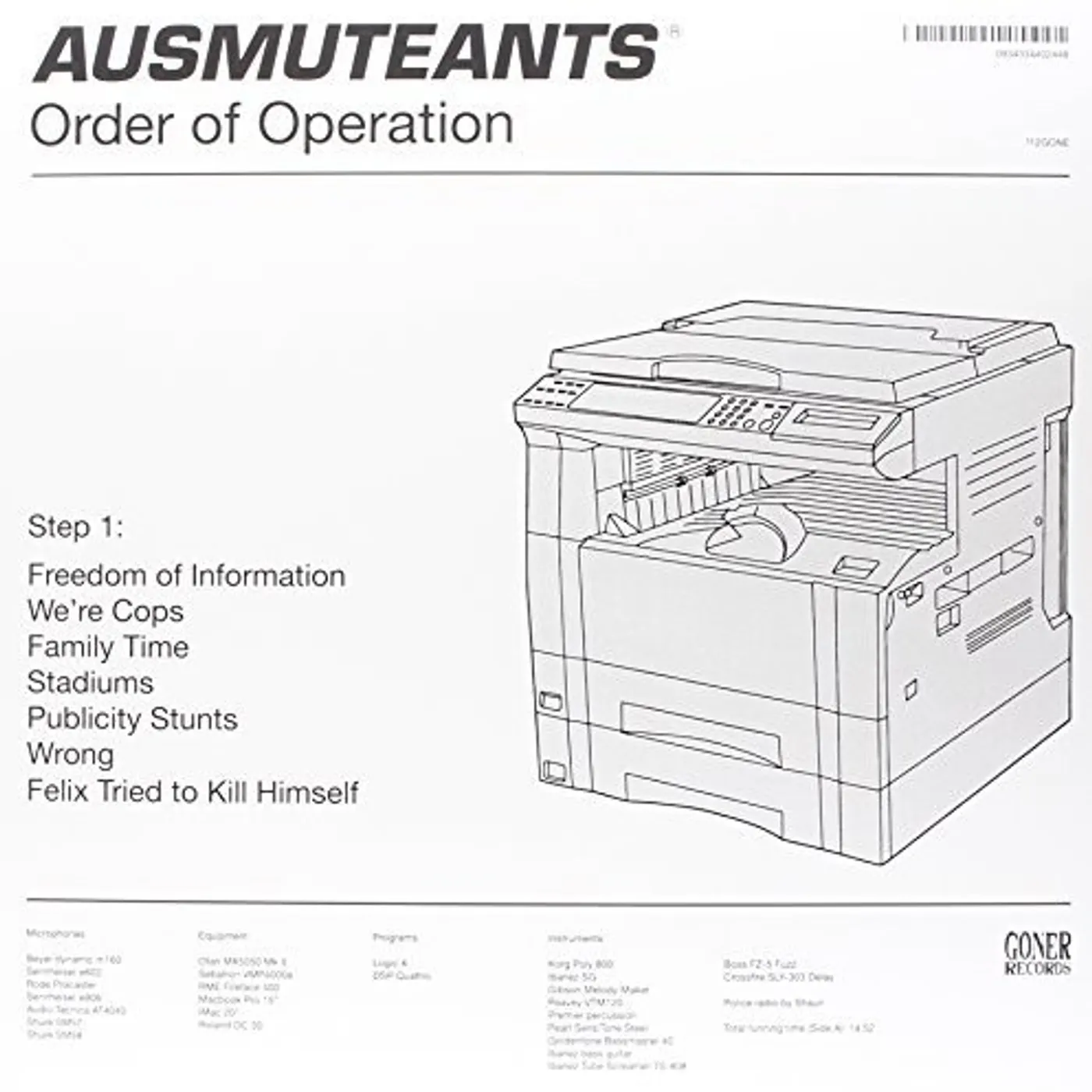 Ausmuteants Order of Operation Vinyl Record