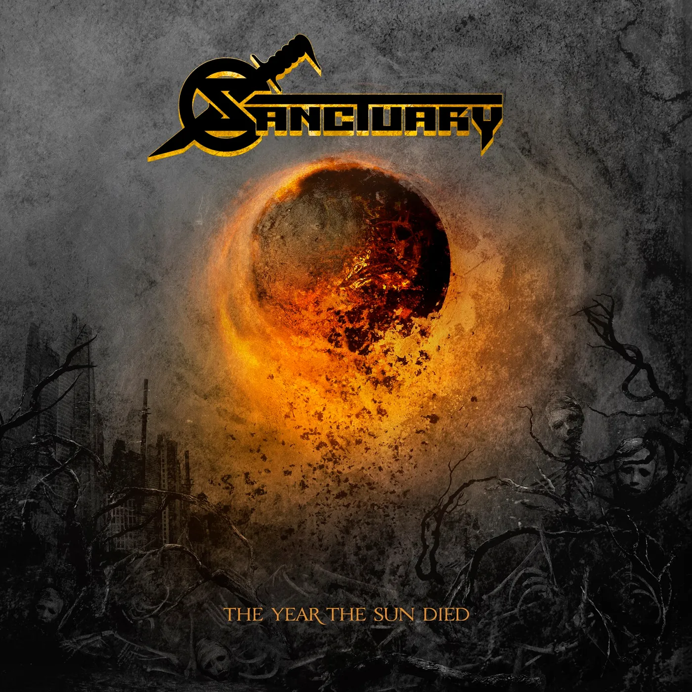 Sanctuary YEAR THE SUN DIED Vinyl Record