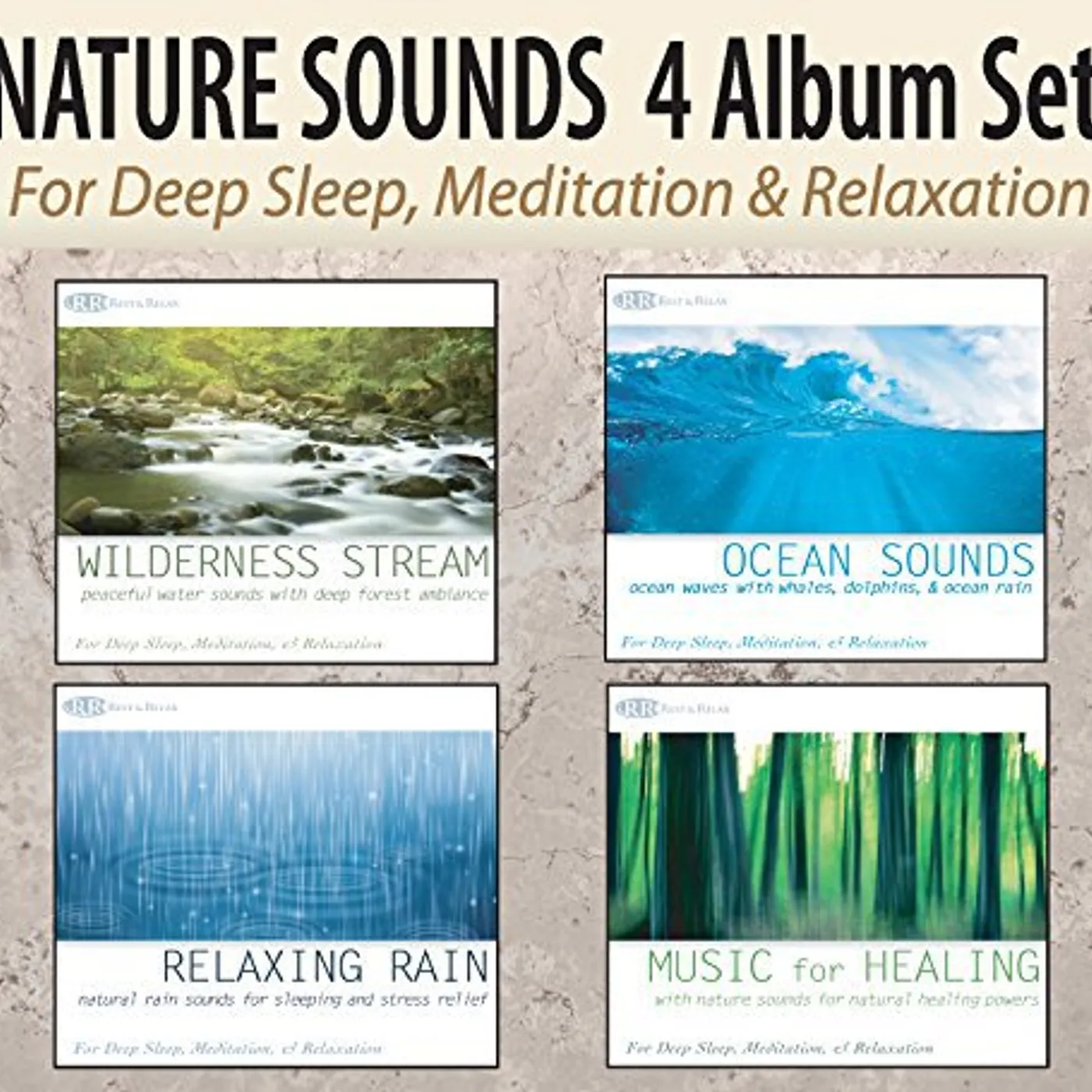 Robbins Island Music Group NATURE SOUNDS: WILDERNESS STREAM OCEAN SOUNDS CD