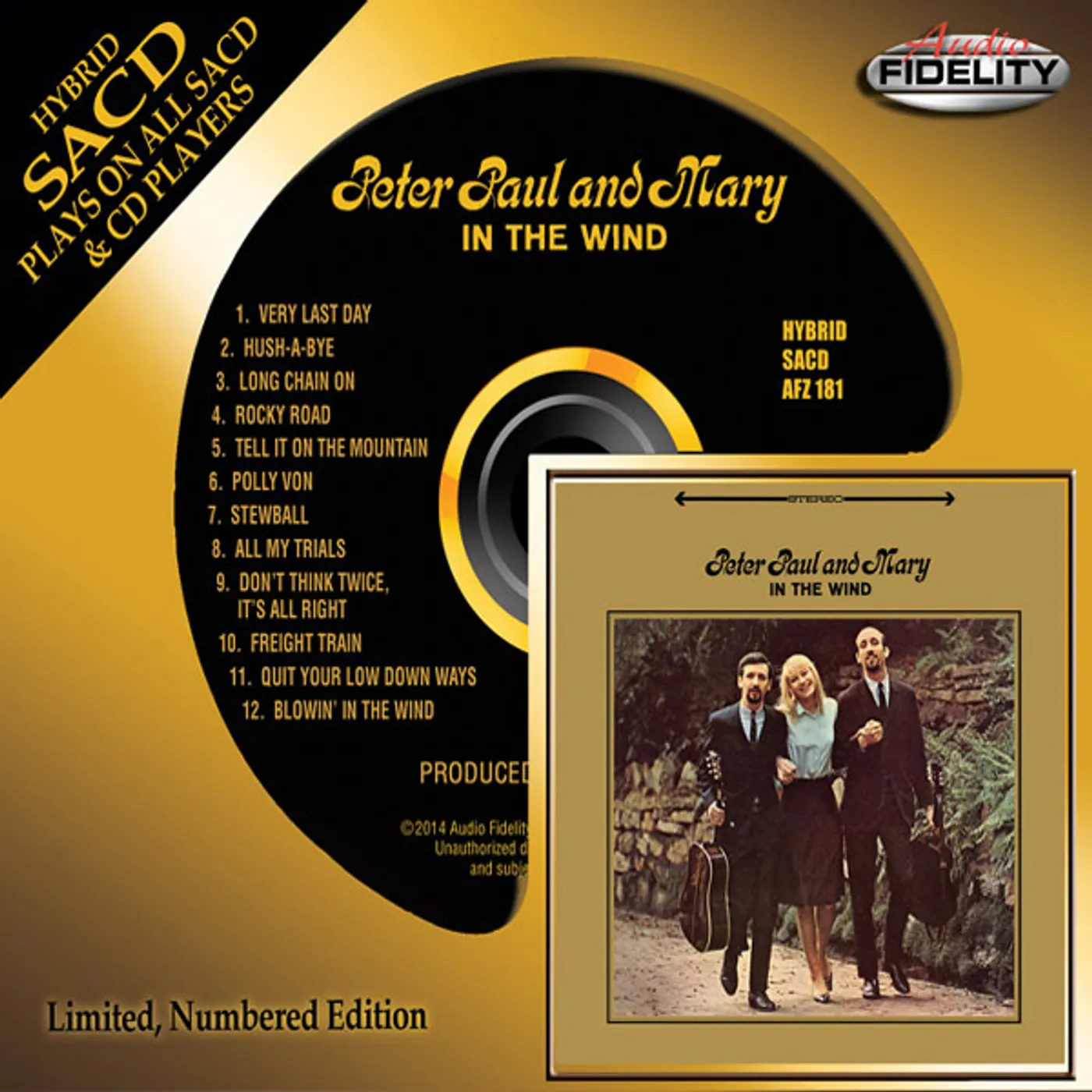 Peter, Paul and Mary IN THE WIND CD