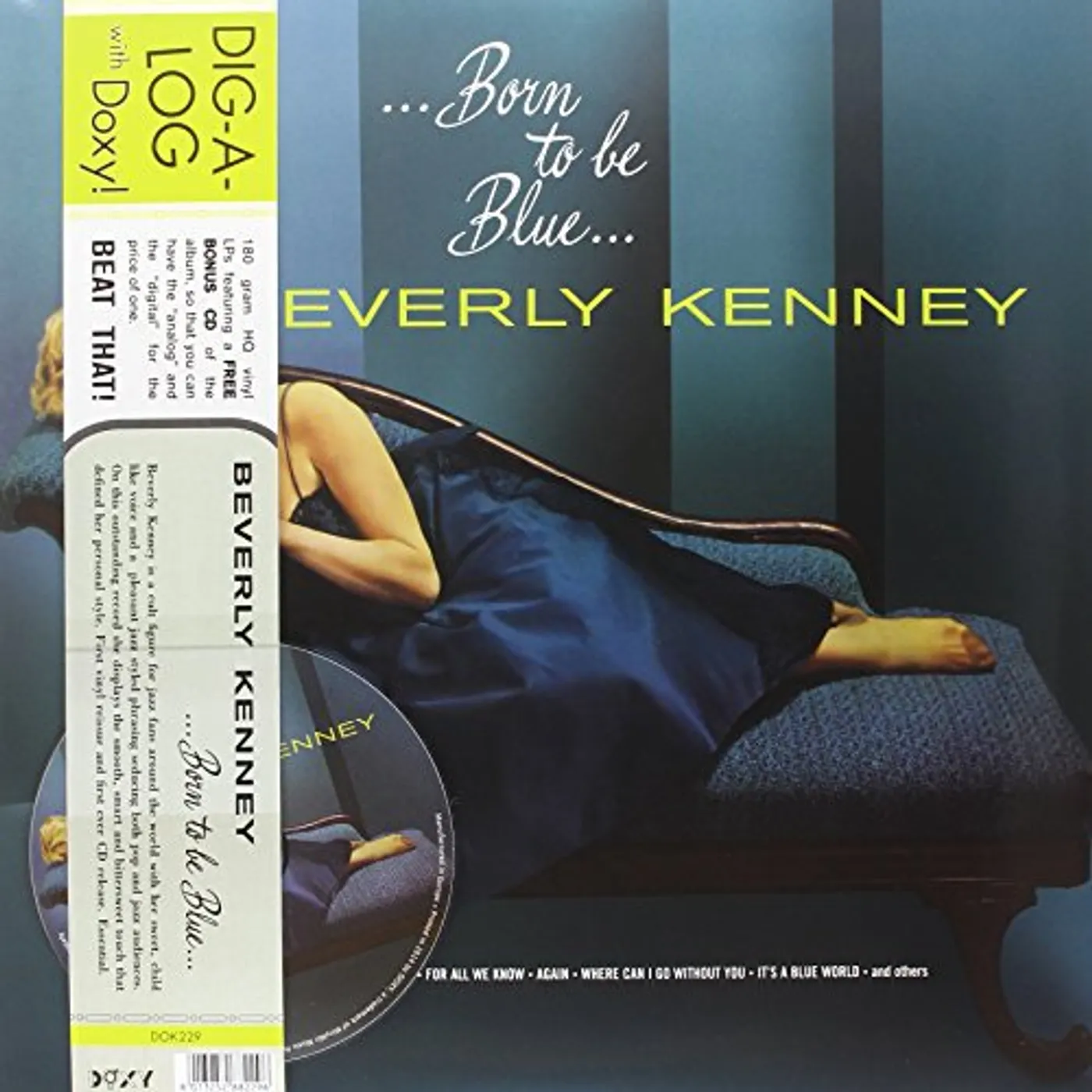 Beverly Kenney Born to Be Blue Vinyl Record