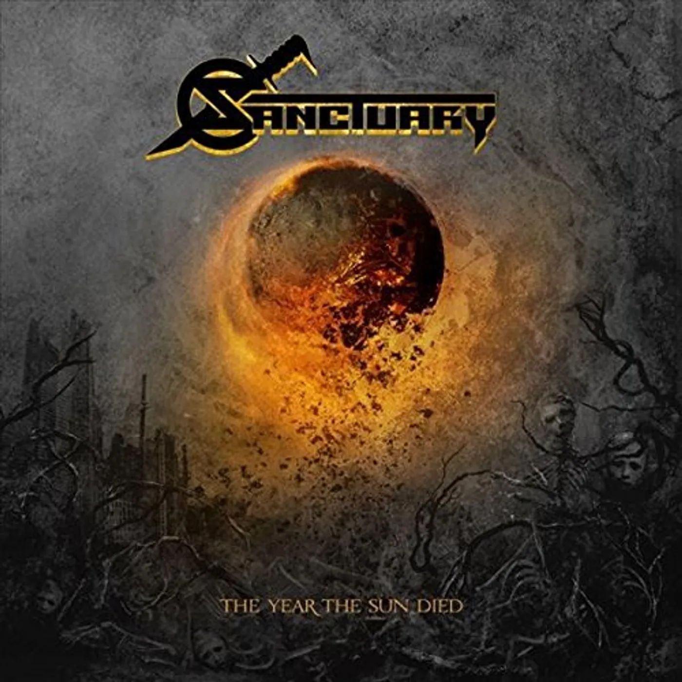 Sanctuary YEAR THE SUN DIED Vinyl Record