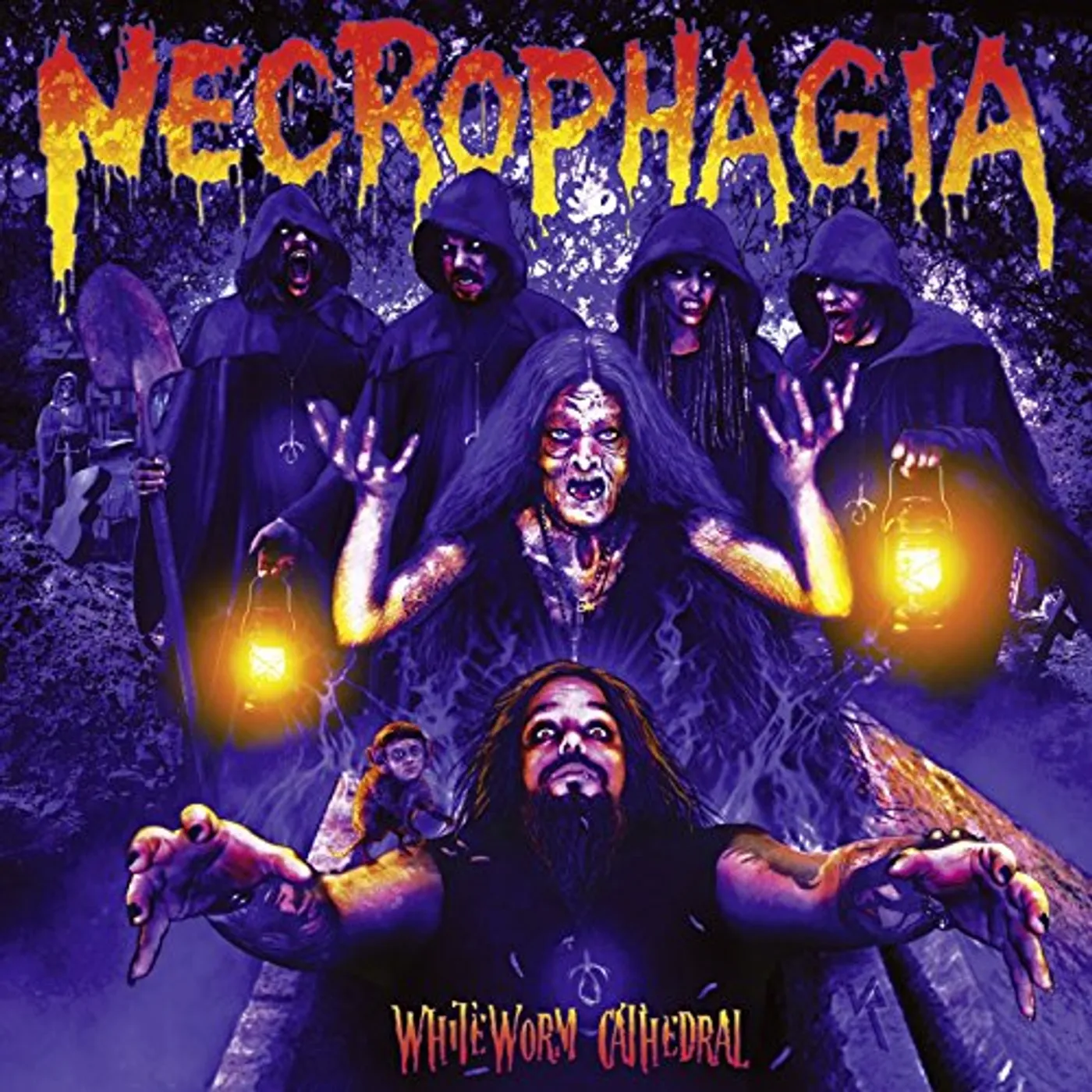 Necrophagia WHITE WORM CATHEDRAL CD