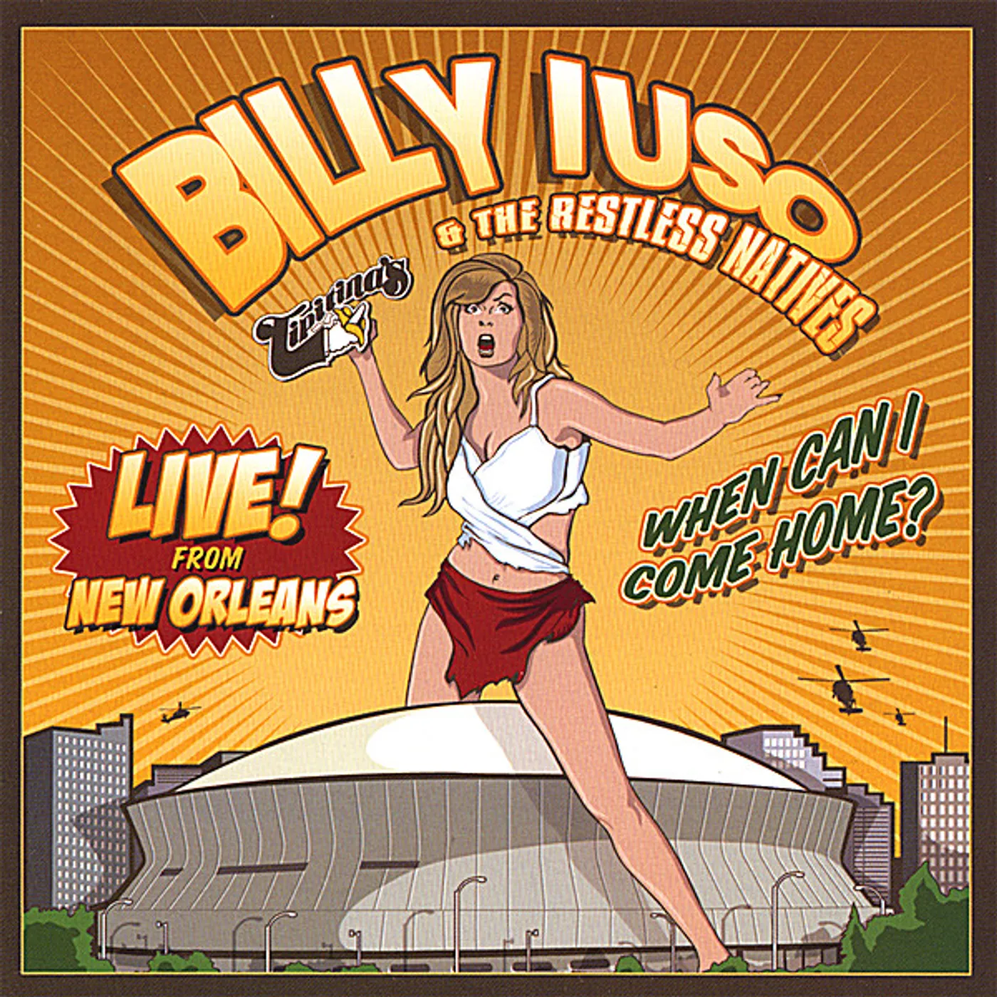 Billy Iuso LIVE IN NEW ORLEANS WHEN CAN I COME HOME CD