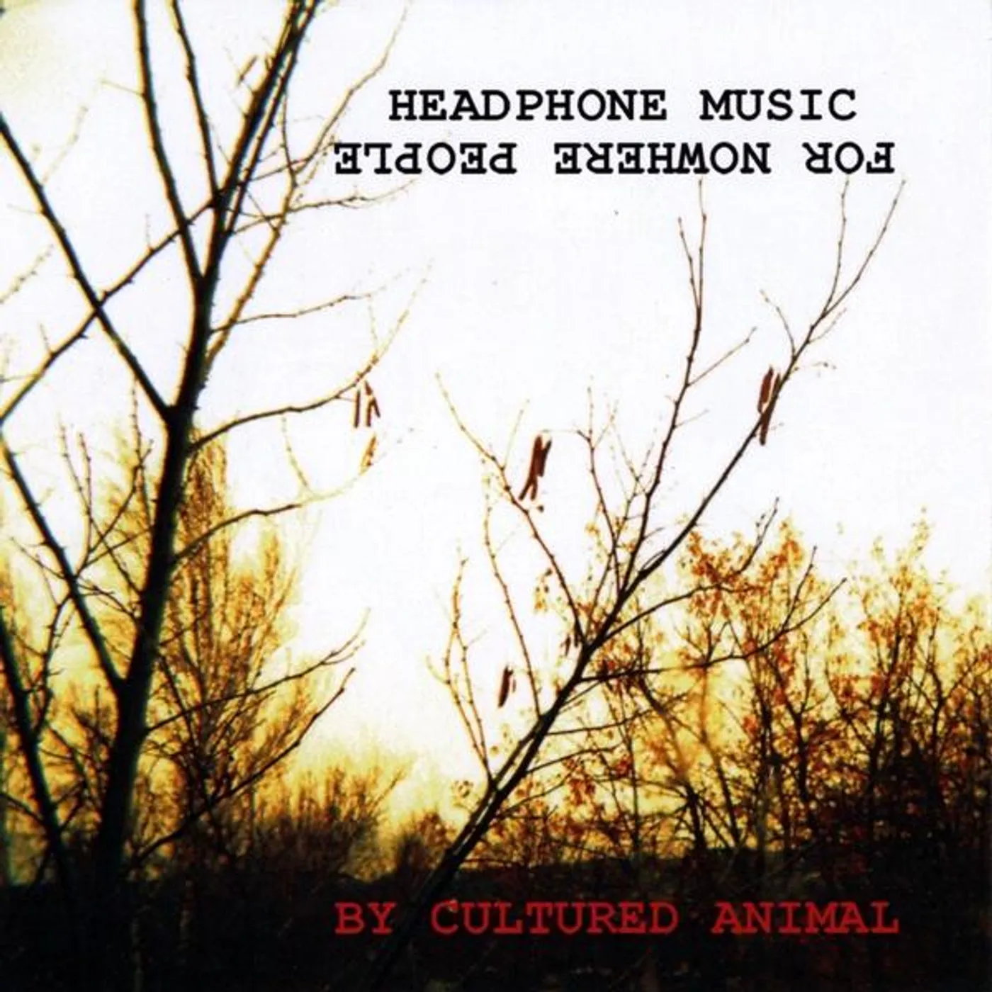 Cultured Animal HEADPHONE MUSIC FOR NOWHERE PEOPLE CD