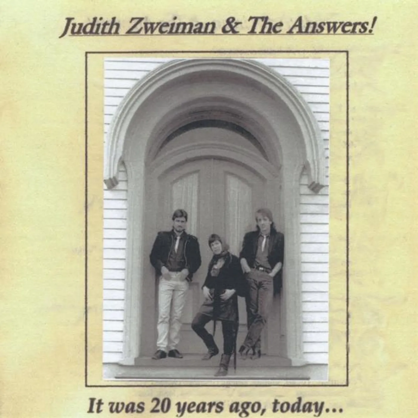 Judith Zweiman IT WAS 20 YEARS AGO TODAY CD