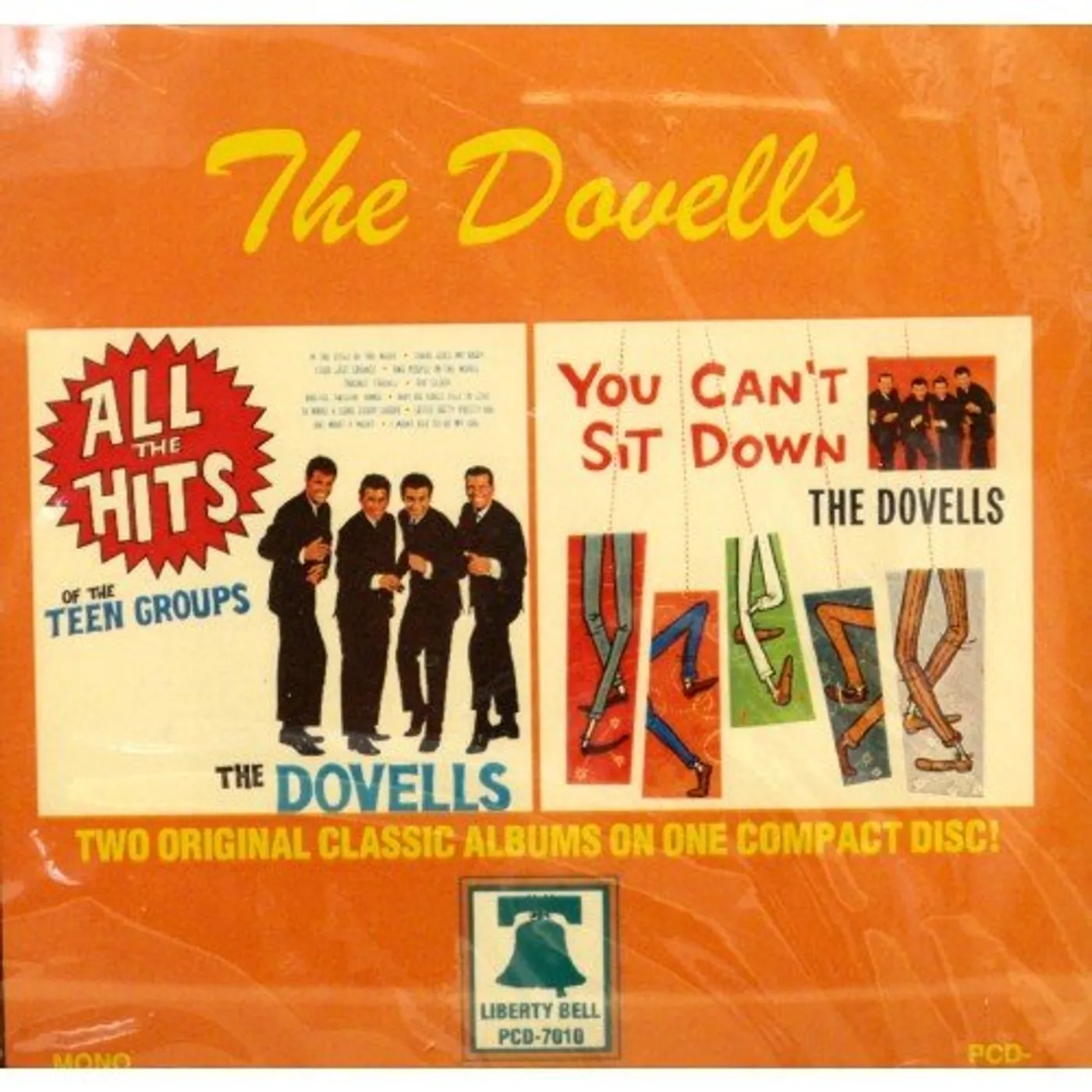 The Dovells ALL THE HITS OF THE TEEN GROUPS / YOU CAN'T SIT CD