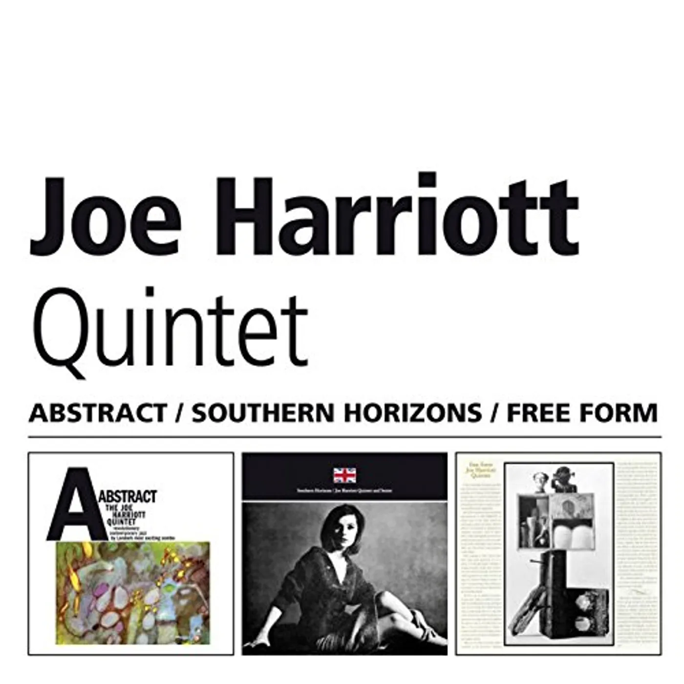 Joe Harriott Quintet  ABSTRACT-SOUTHERN HORIZONS-FREE CD