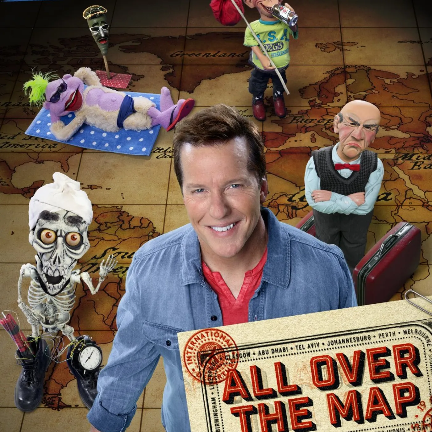 JEFF DUNHAM: ALL OVER THE MAP DVD