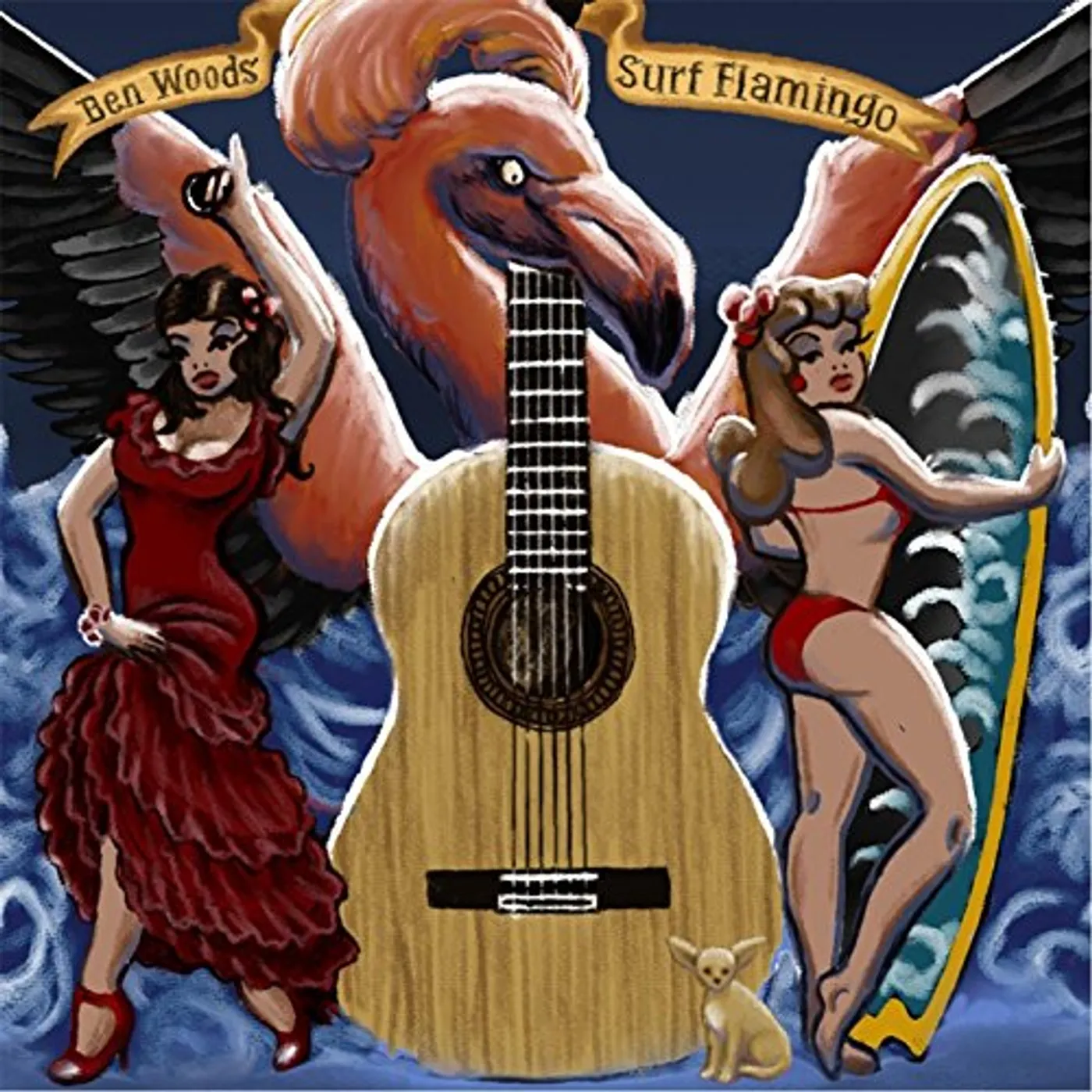 Ben Woods SURF FLAMINGO CD