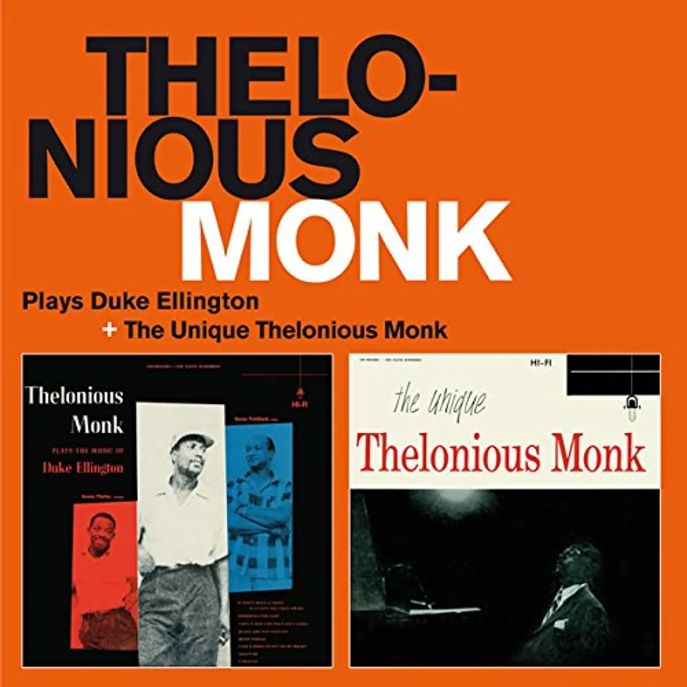 PALYS DUKE ELLINGTON + THE UNIQUE THELONIOUS MONK CD